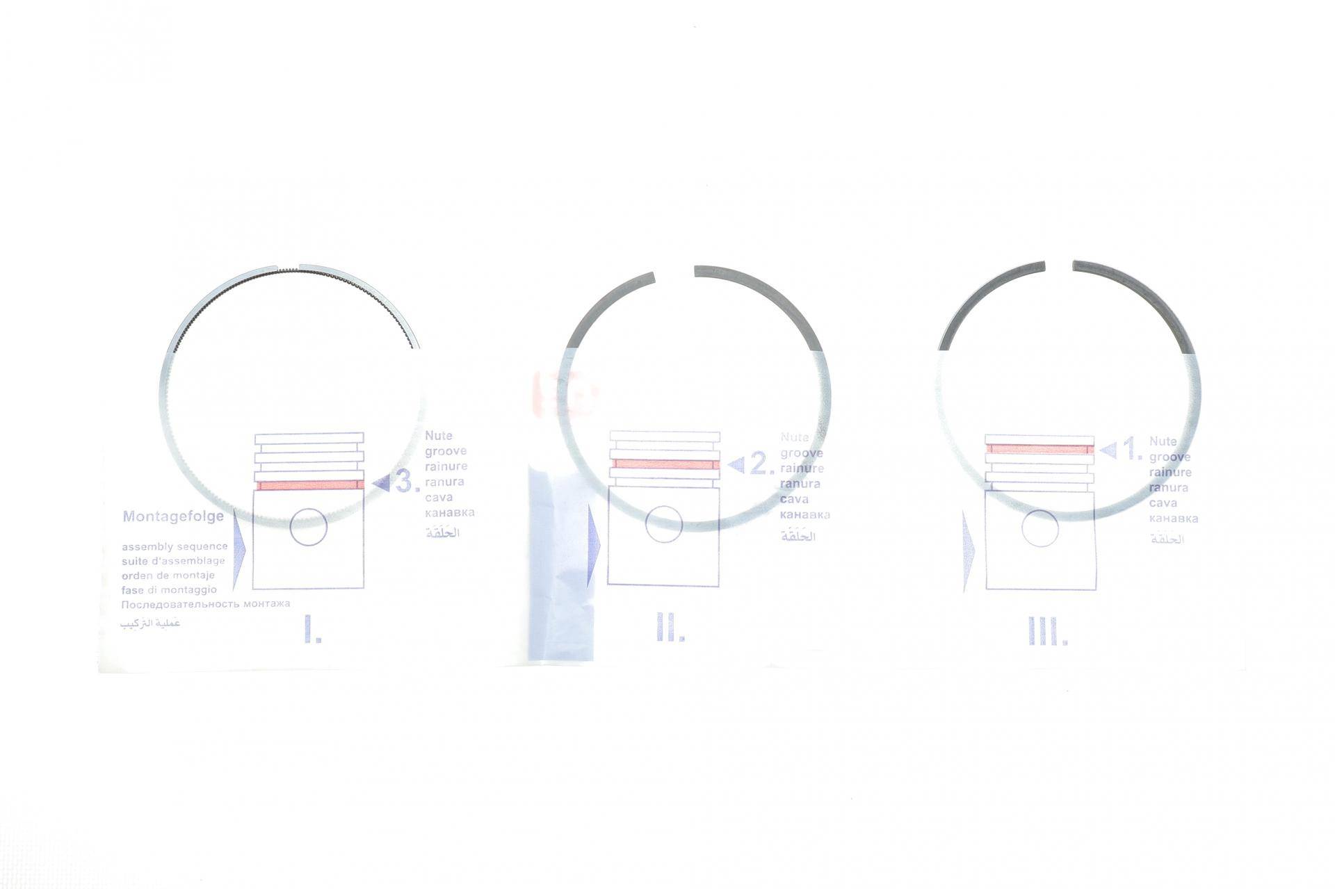 Кільця поршневі BMW 3 2.0 (M47)/3.0(M57) (84.0mm/STD) (3-2-2)