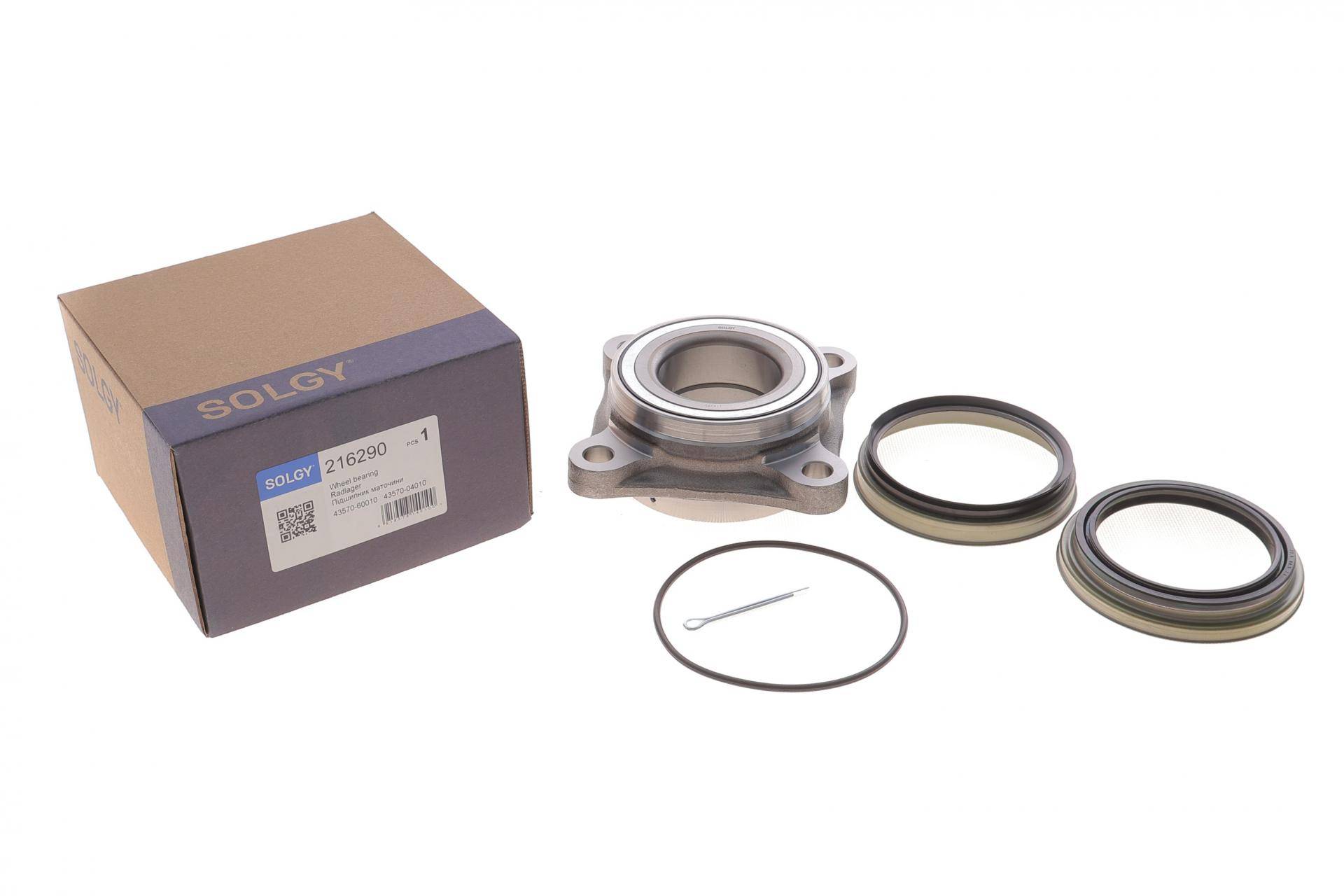 Підшипник маточини (передньої) Toyota Land Cruiser 02- (+ABS)