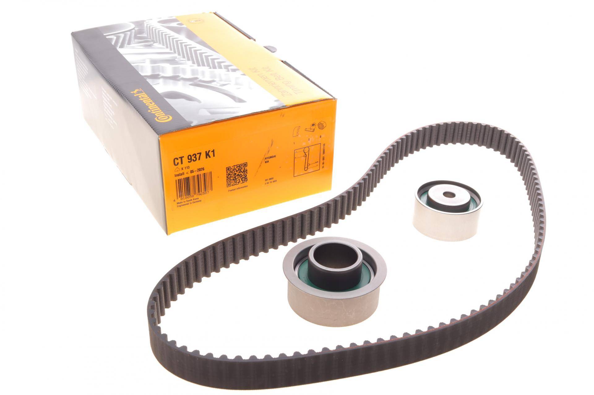 Комплект ременя ГРМ ( +ролик  ) Хюндай Туксон,Елантра, Кіа Спортейдж, Серато - 2.0 04- (25.5x113z)