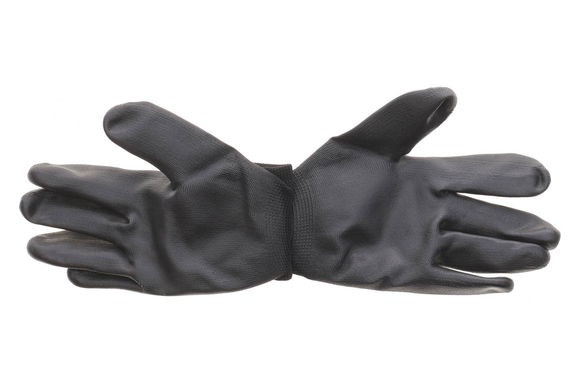Рукавиці з поліуретановим покриттям (XL) Black PU