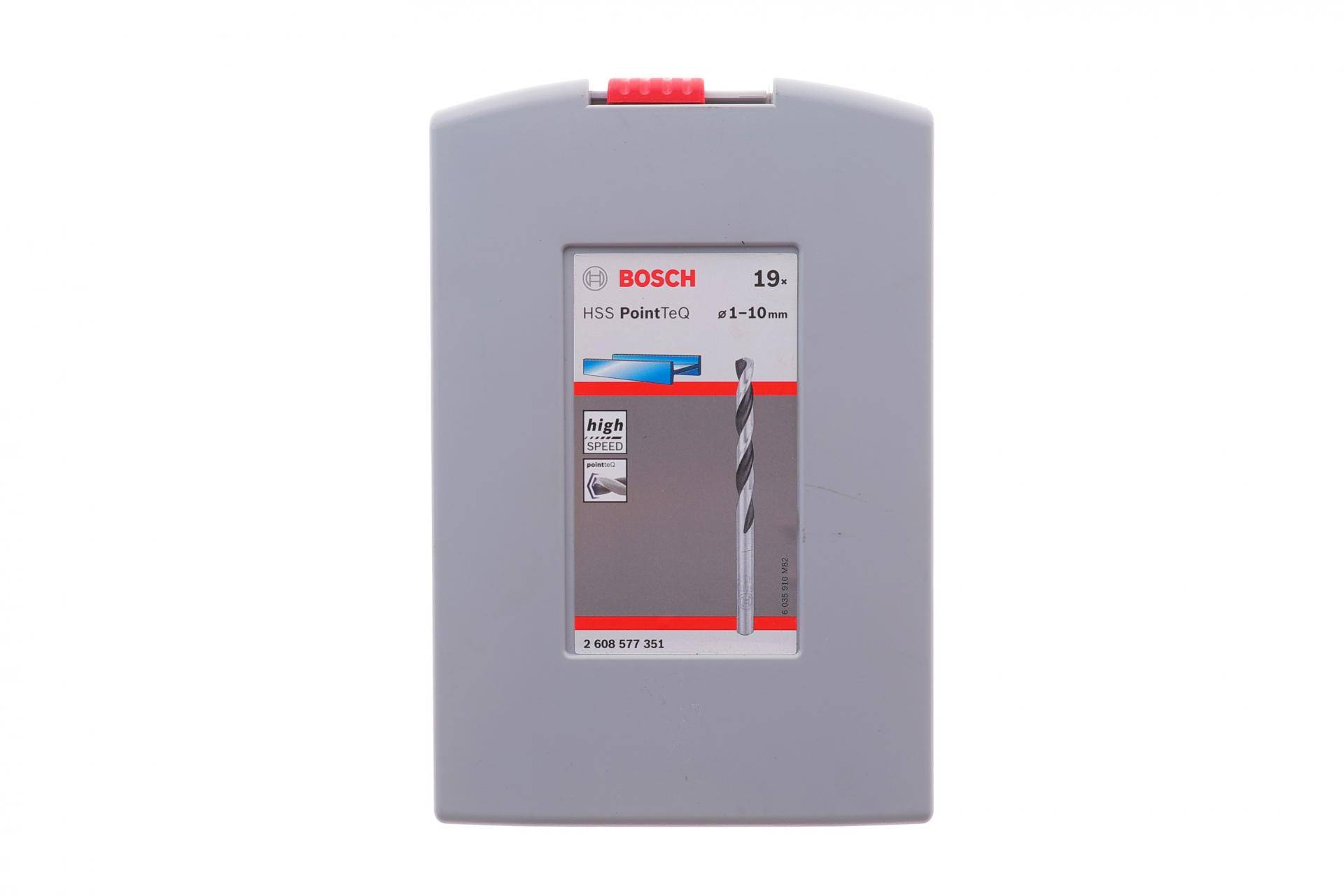 Набір свердл HSS PointTeQ Ø1-10 мм 19 од.