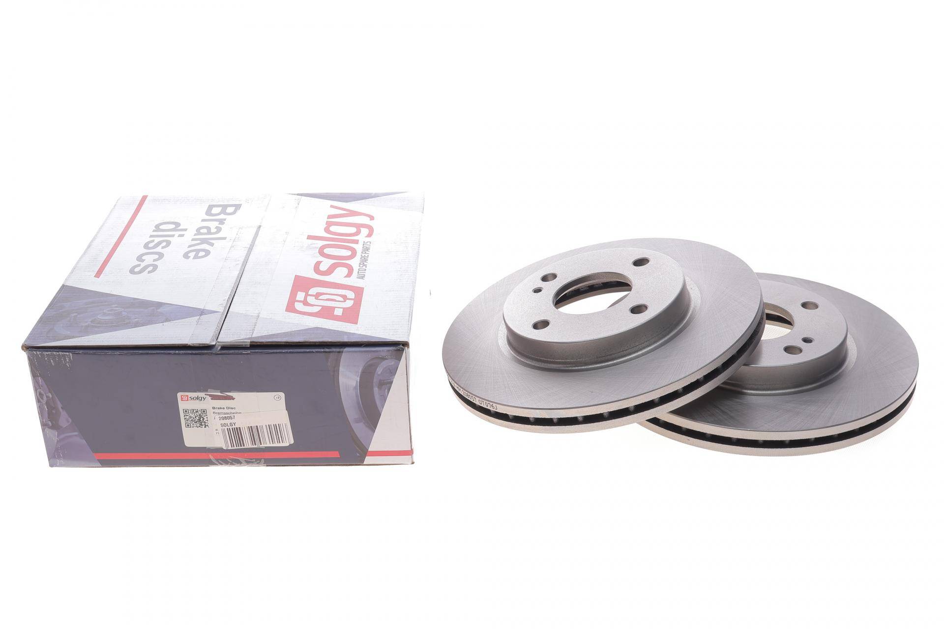 Диск гальмівний (передній) Ford Fiesta 08- (258x23)