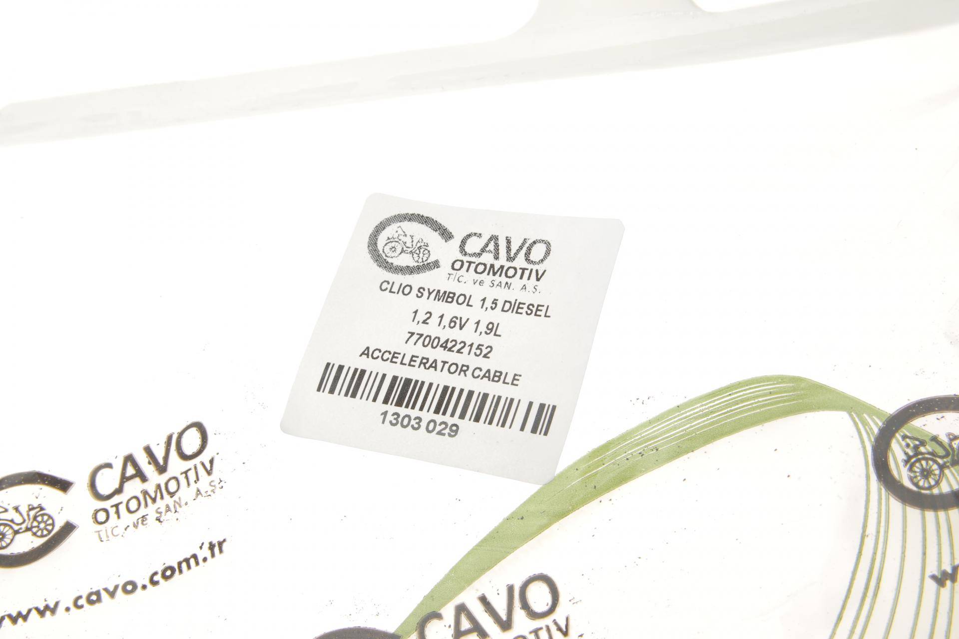 Трос газу Renault Kangoo 1.4-1.5DCI-1.9D 98- (520/285 мм)