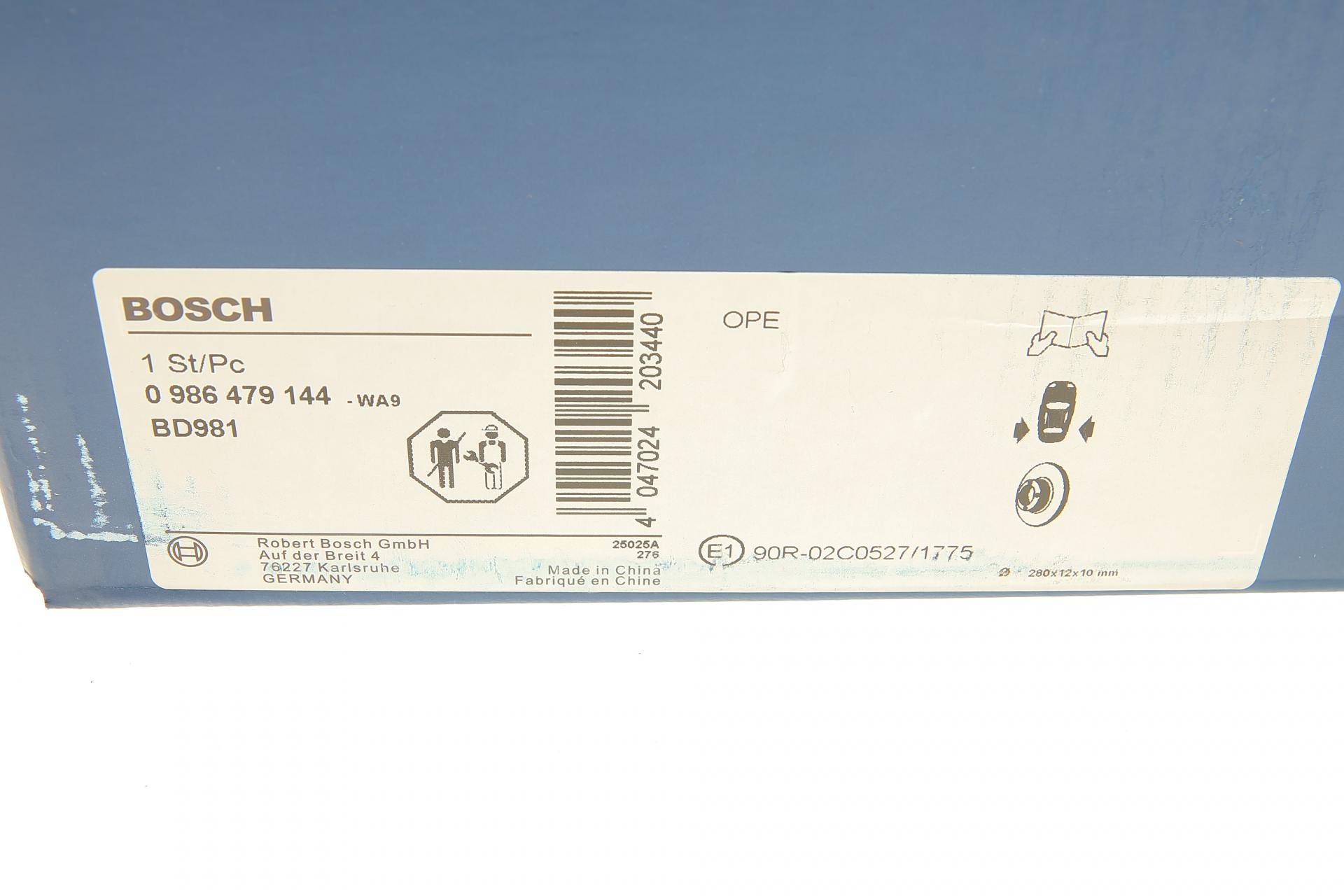 Диск гальмівний (задній) Renault Trafic/Opel Vivaro 01- (280х12) (+ABS)