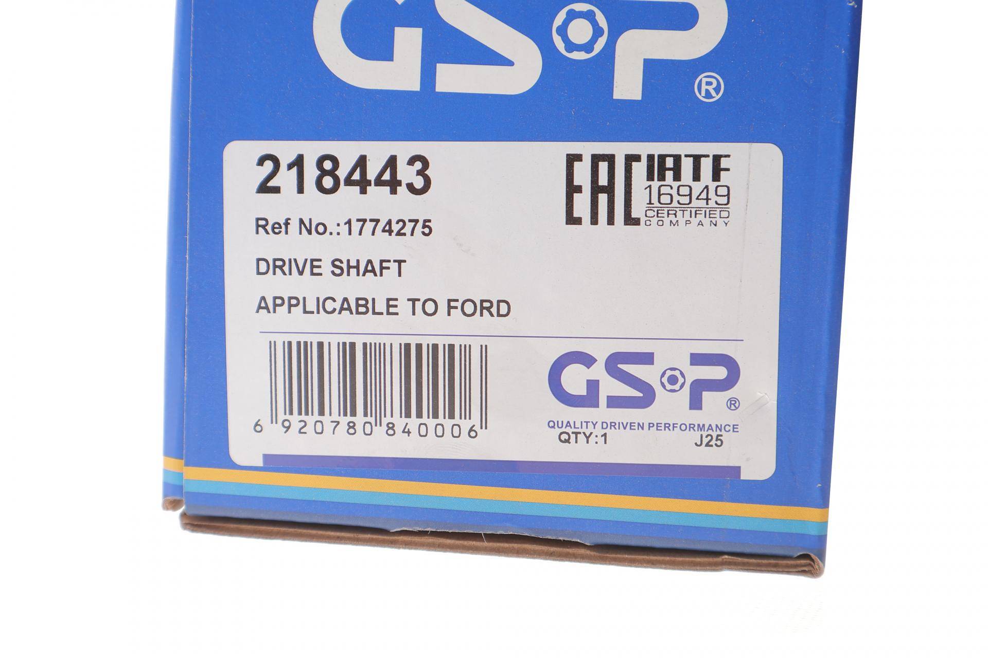 Піввісь Ford Transit Custom 2.2TDCi 12- (R) (41x31x1092)