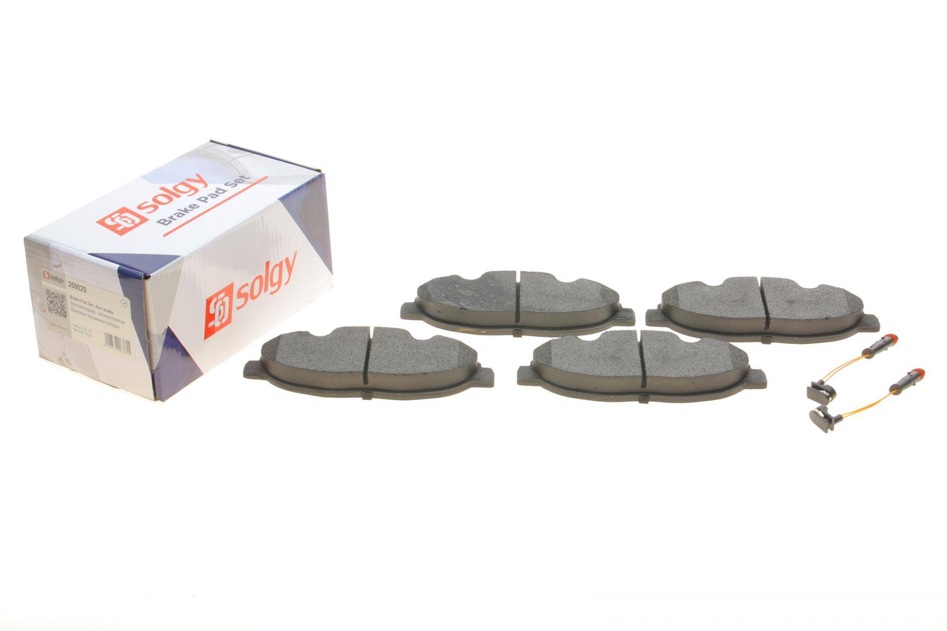 Колодки гальмівні (передні) MB Vito (W639) 03- (з датчиками)