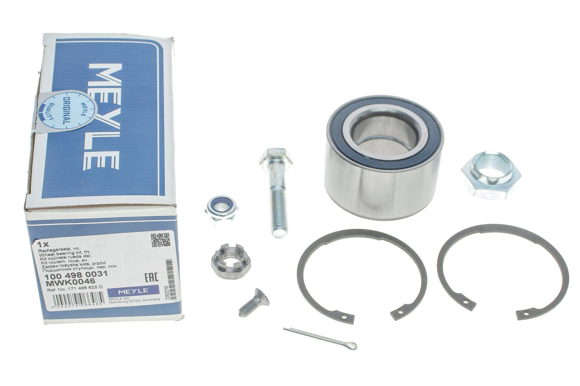 Підшипник маточини (передньої) VW Caddy I/Golf 1.6D -92 (34x64x37) (К-кт)