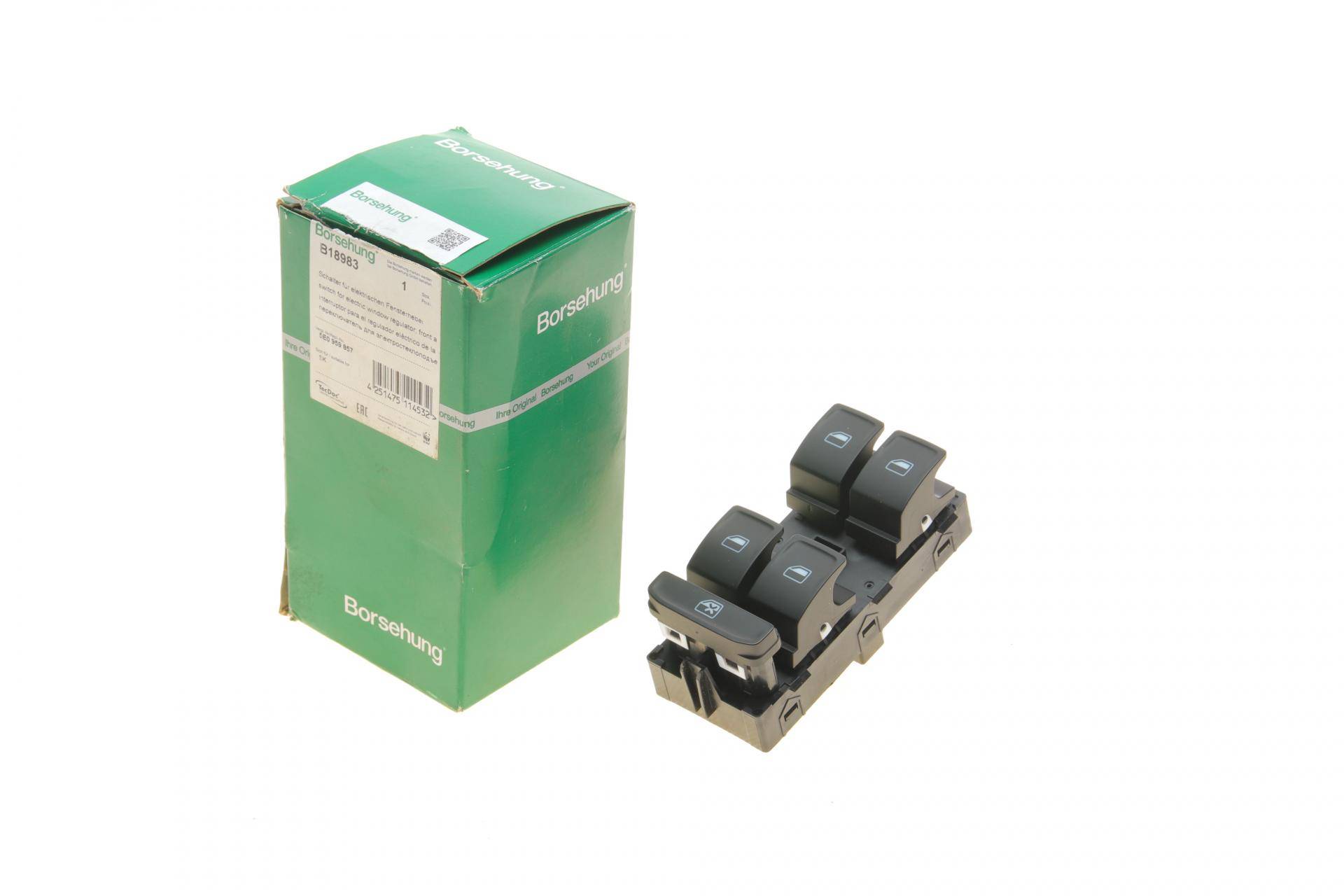 Кнопка склопідйомника (L) Skoda Octavia 1.0-2.0 TDI 12-20 (блок) (OE VAG)