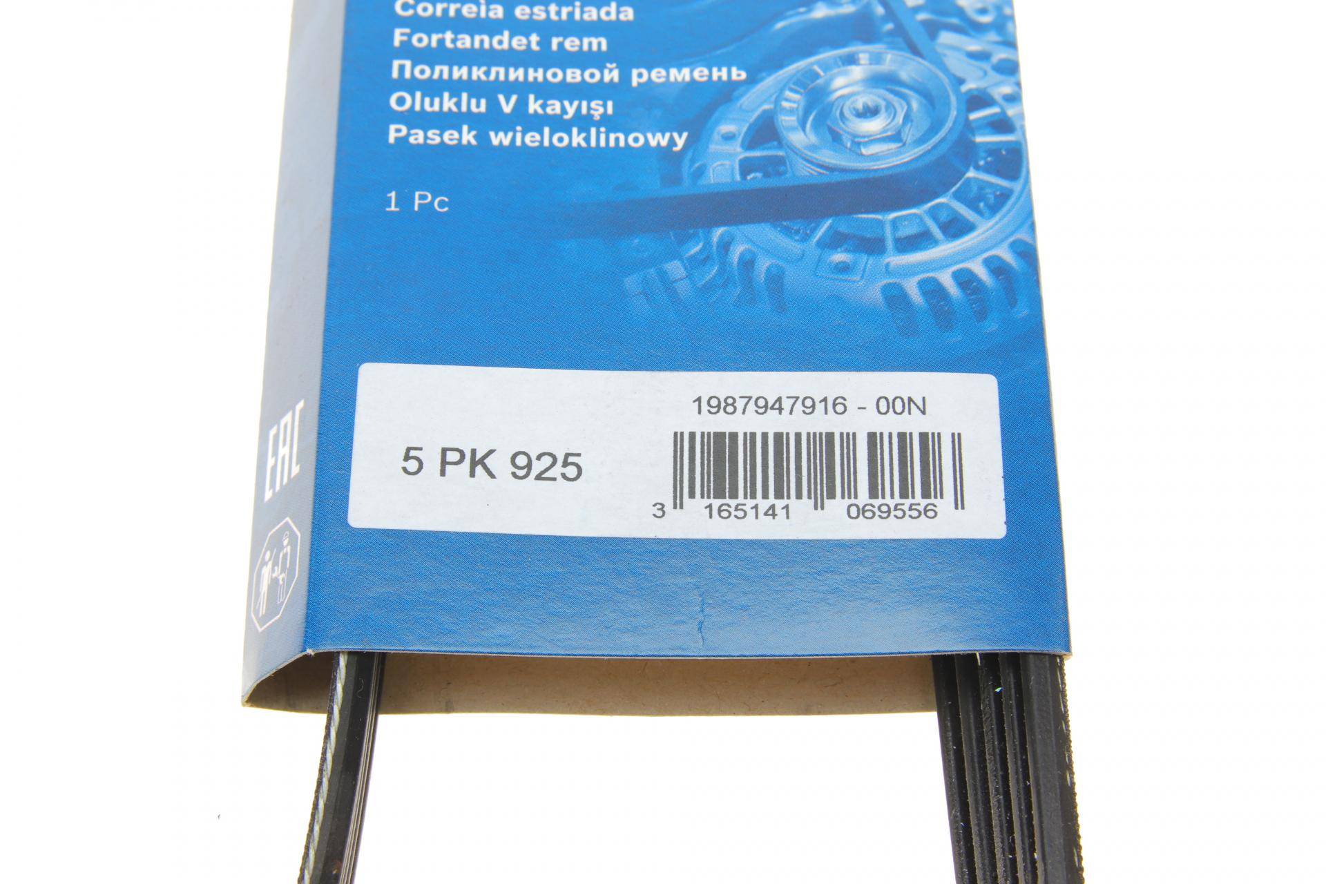 Ремінь генератора Fiat Ducato 1.9D/TD 94-02 (5PK925)