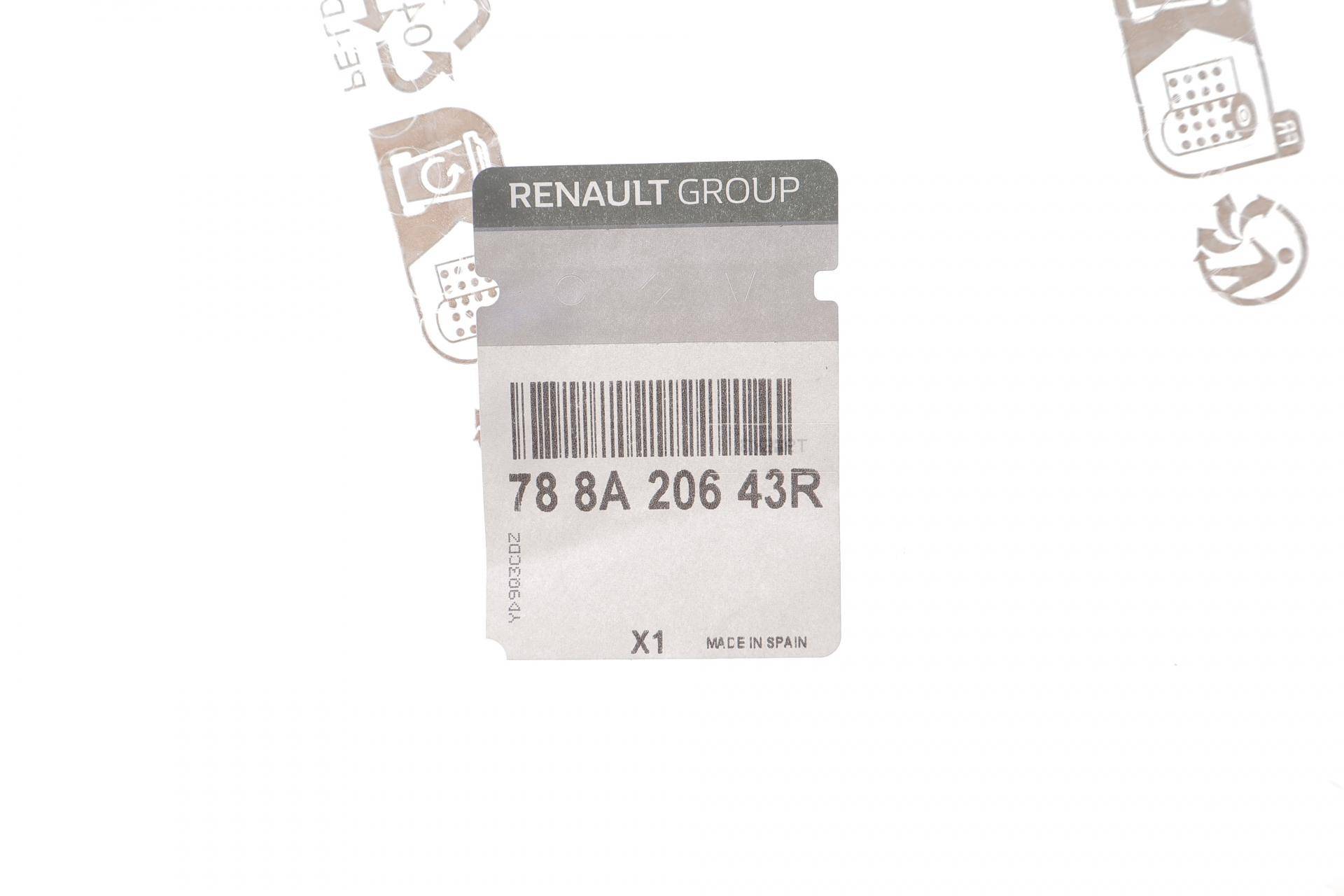 Накладка арки (задньої/R) Renault Captur 13-