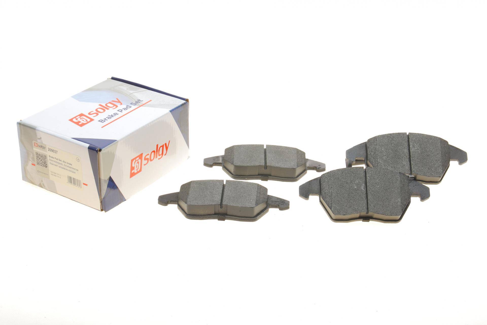 Колодки гальмівні (передні) VW Caddy 03- (ушки вниз)