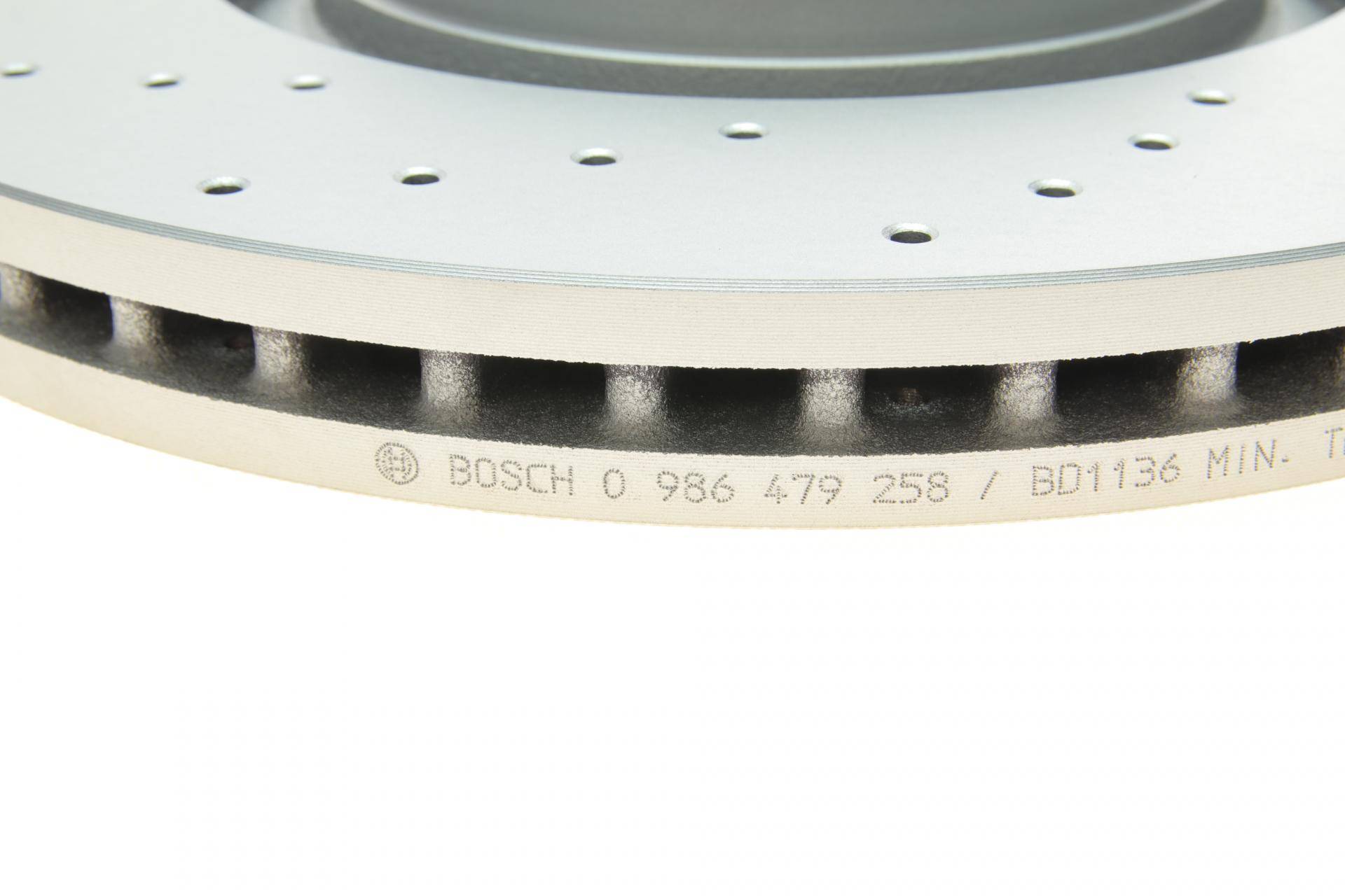 Диск гальмівний (передній) Audi A4 04-08 (320x30) (з покриттям) (з отворами) (вент.)