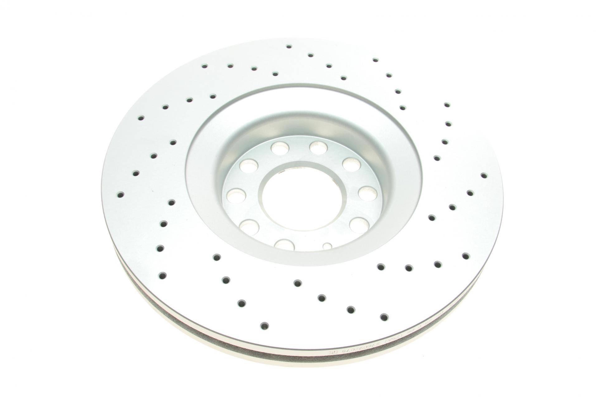 Диск гальмівний (передній) Audi A4 04-08 (320x30) (з покриттям) (з отворами) (вент.)