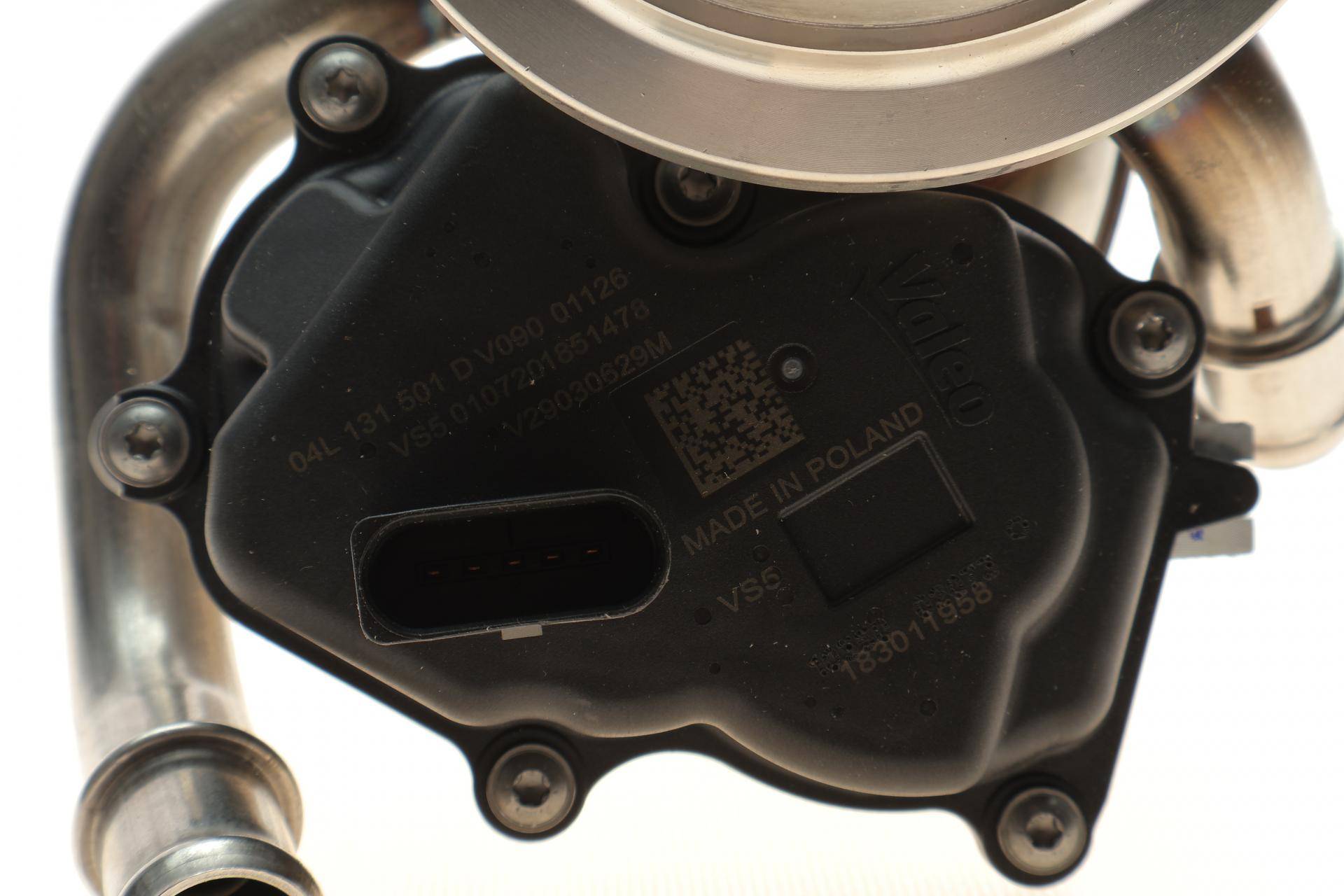 Радіатор рециркуляції ВГ з клапаном EGR VW Caddy IV 2.0 TDi 15-/Jetta IV 2.0TDI 14-(без захисного екрану)