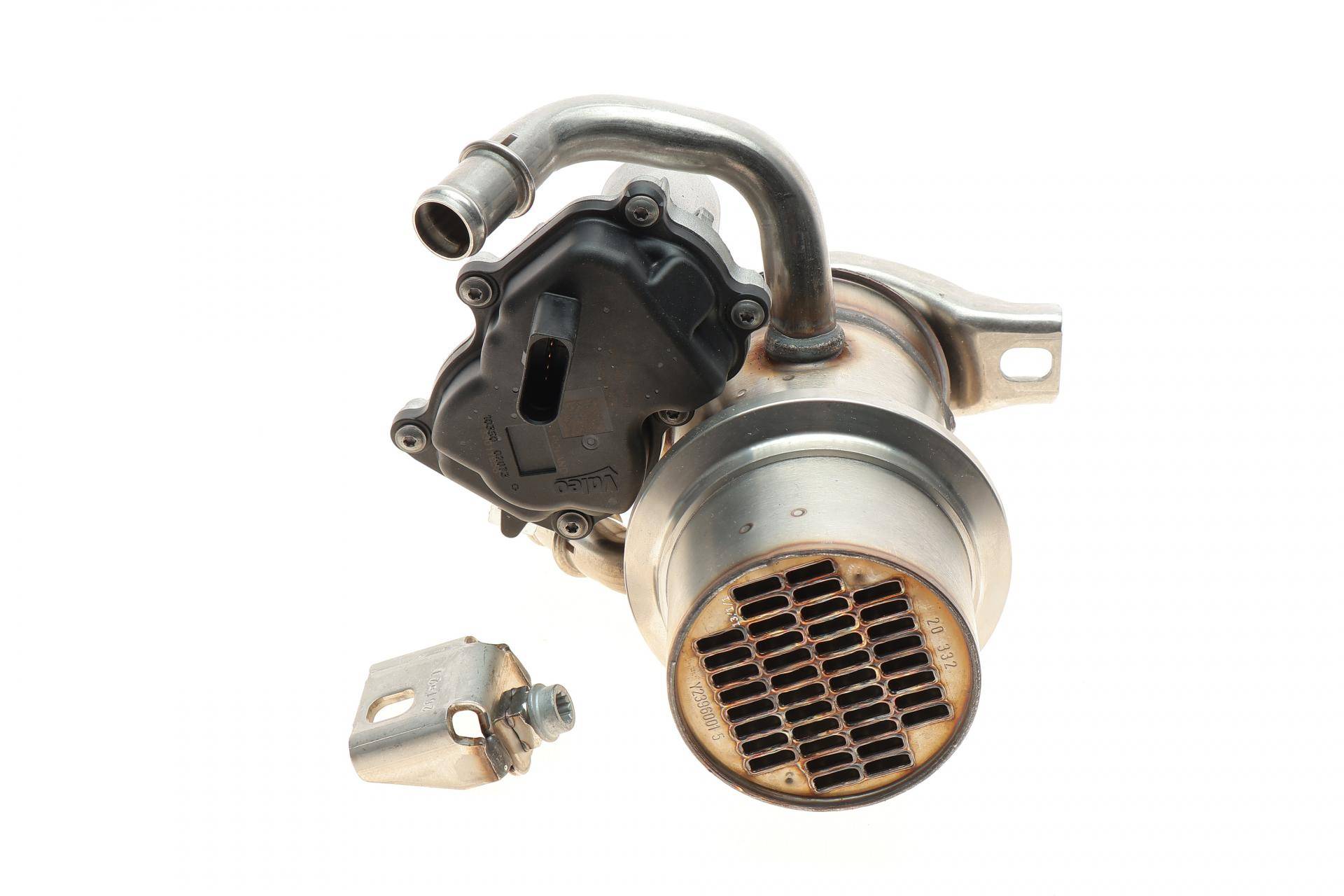 Радіатор рециркуляції ВГ з клапаном EGR VW Caddy IV 2.0 TDi 15-/Jetta IV 2.0TDI 14-(без захисного екрану)