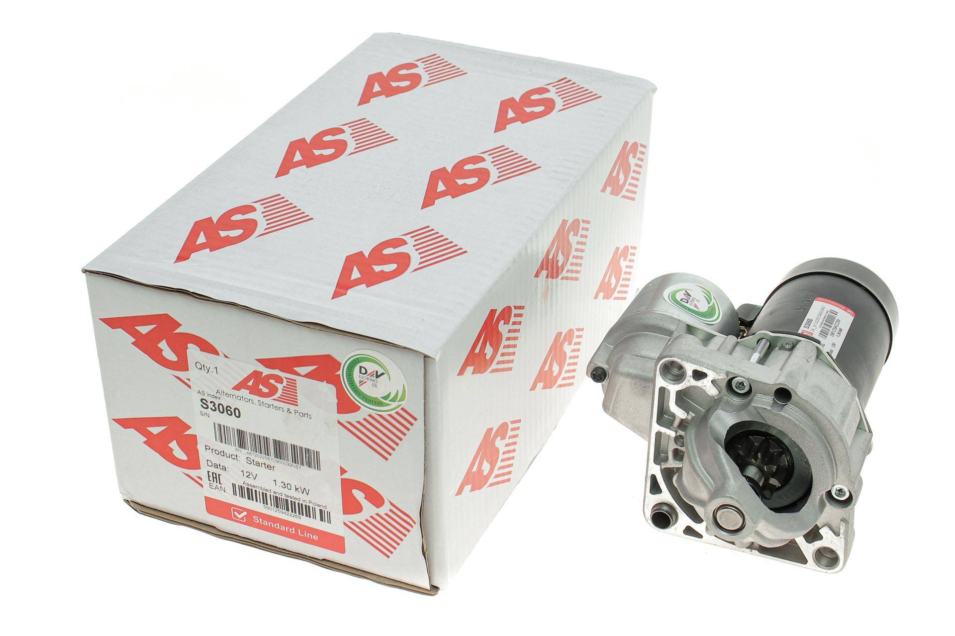 Стартер Fiat Doblo/Stilo/Lancia Lybra 1.6 00-08 (12V/1.3kw) (z=9)