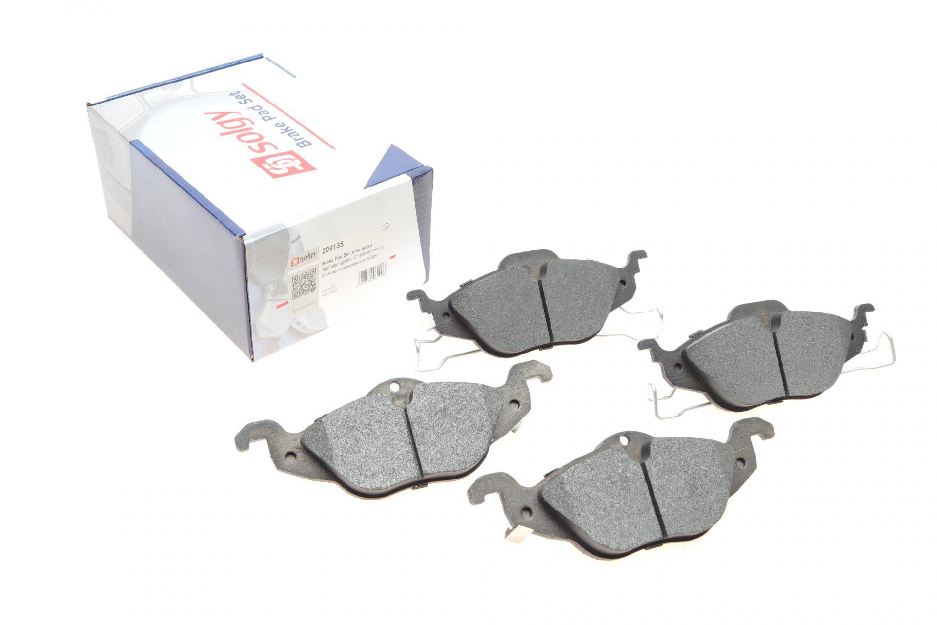 Колодки гальмівні (передні) Opel Astra G 98- (Ate)