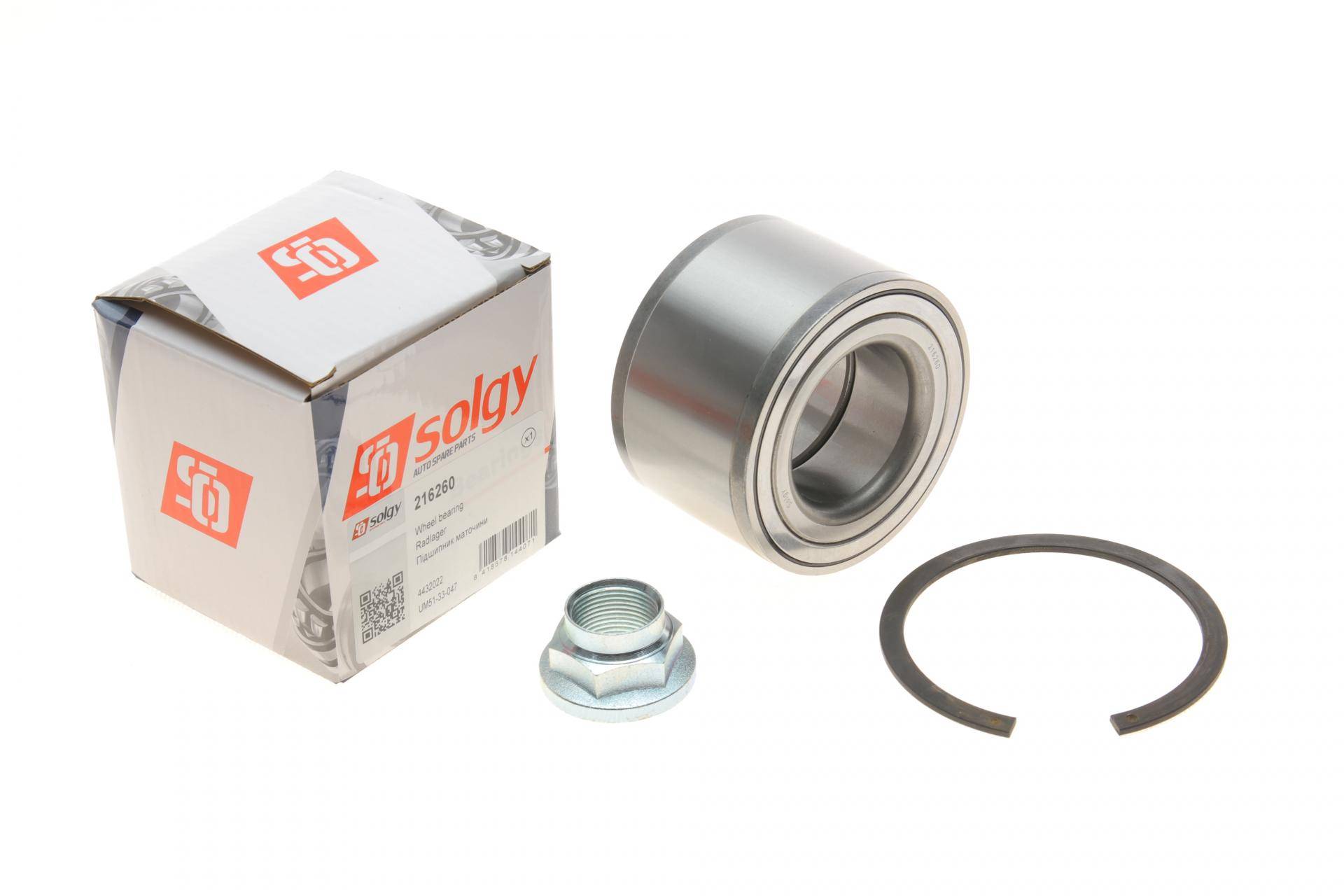 Підшипник маточини (передньої) Ford Ranger 2.5/3.0 TD 99-12 (к-кт)