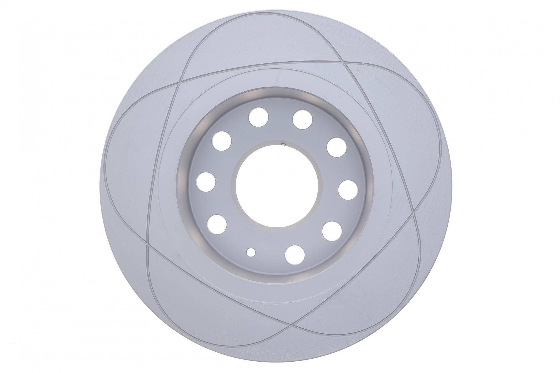 Диск гальмівний (задній) Audi A3//VW Caddy III 04-15/Skoda Octavia III/IV 03- (253x10) PowerDisc