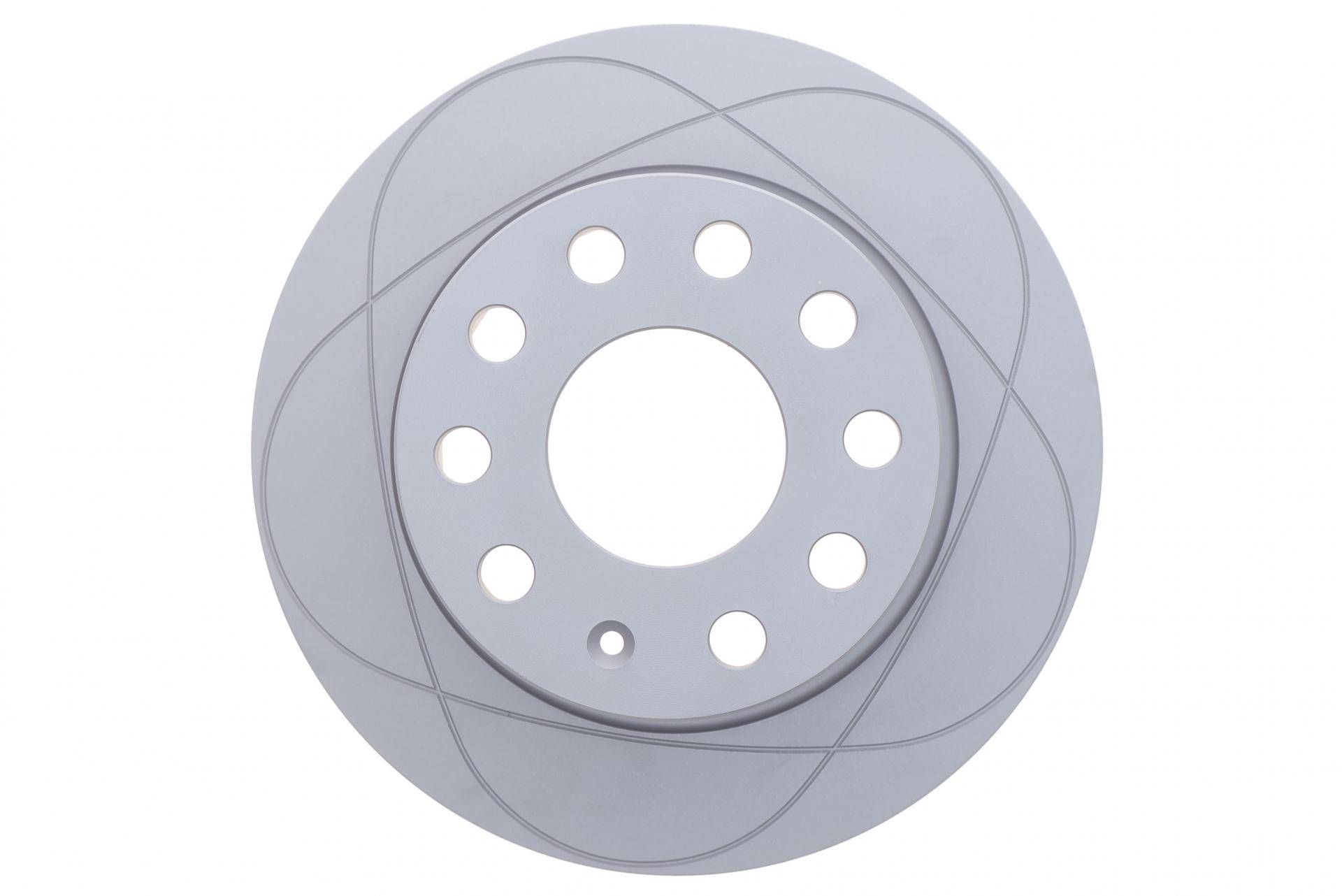 Диск гальмівний (задній) Audi A3//VW Caddy III 04-15/Skoda Octavia III/IV 03- (253x10) PowerDisc