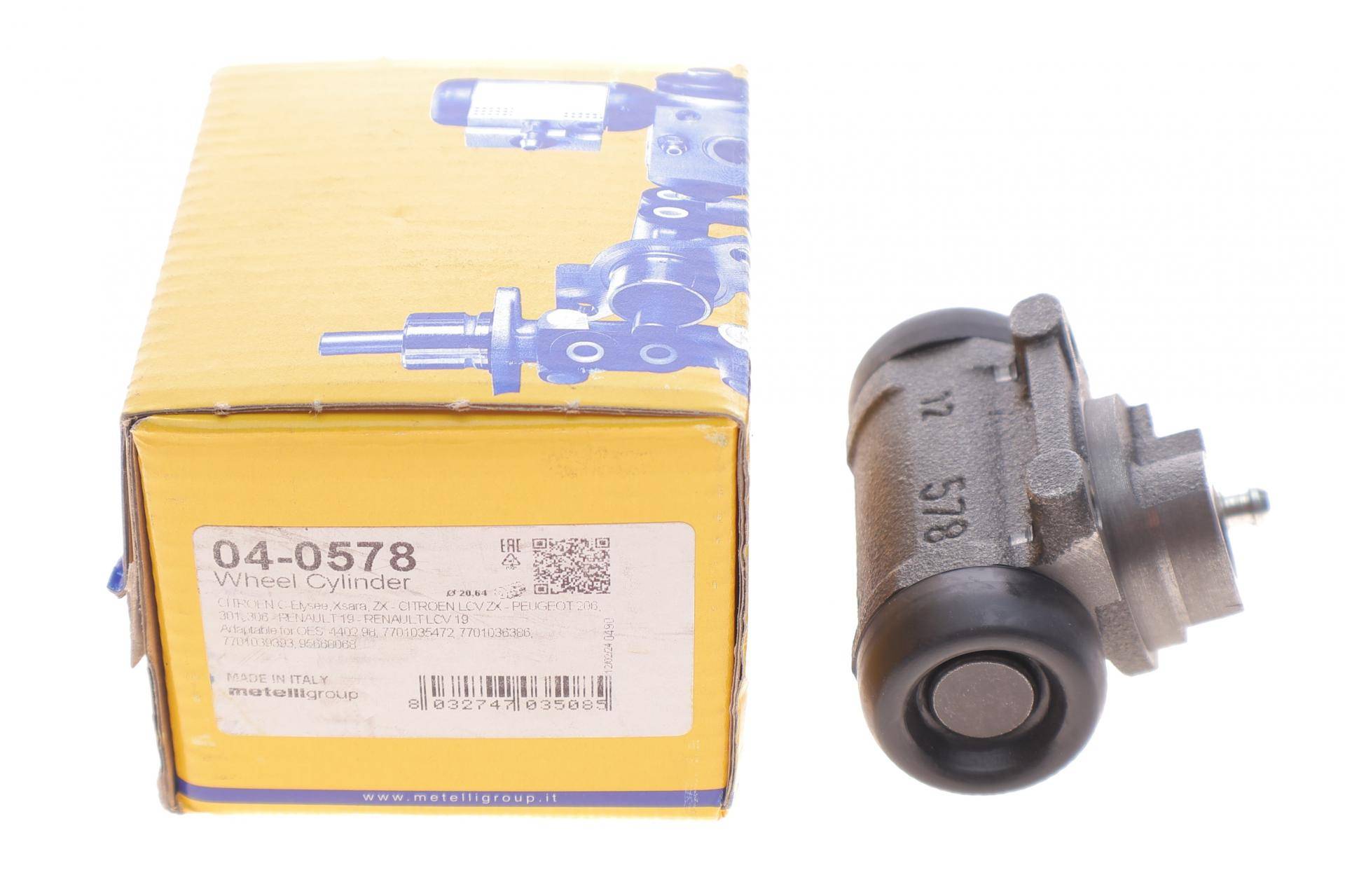 Циліндр гальмівний (задній) Citroen C-Elysse 12-/Xsara 97-05/Peugeot 206 98-/306 93-02/301 12- (R)