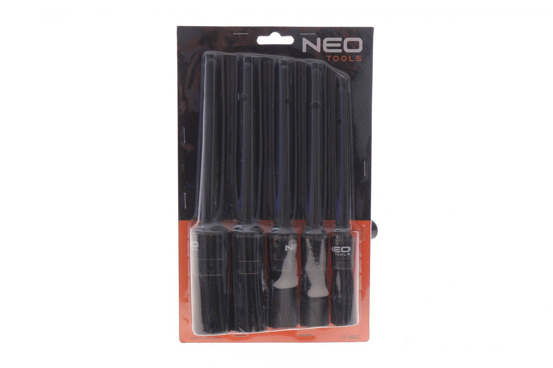 Щітка ручна для детейлінга 21 × 205/4 × 220/26 × 225/30 × 230/34 × 240 мм (к-кт 5шт)