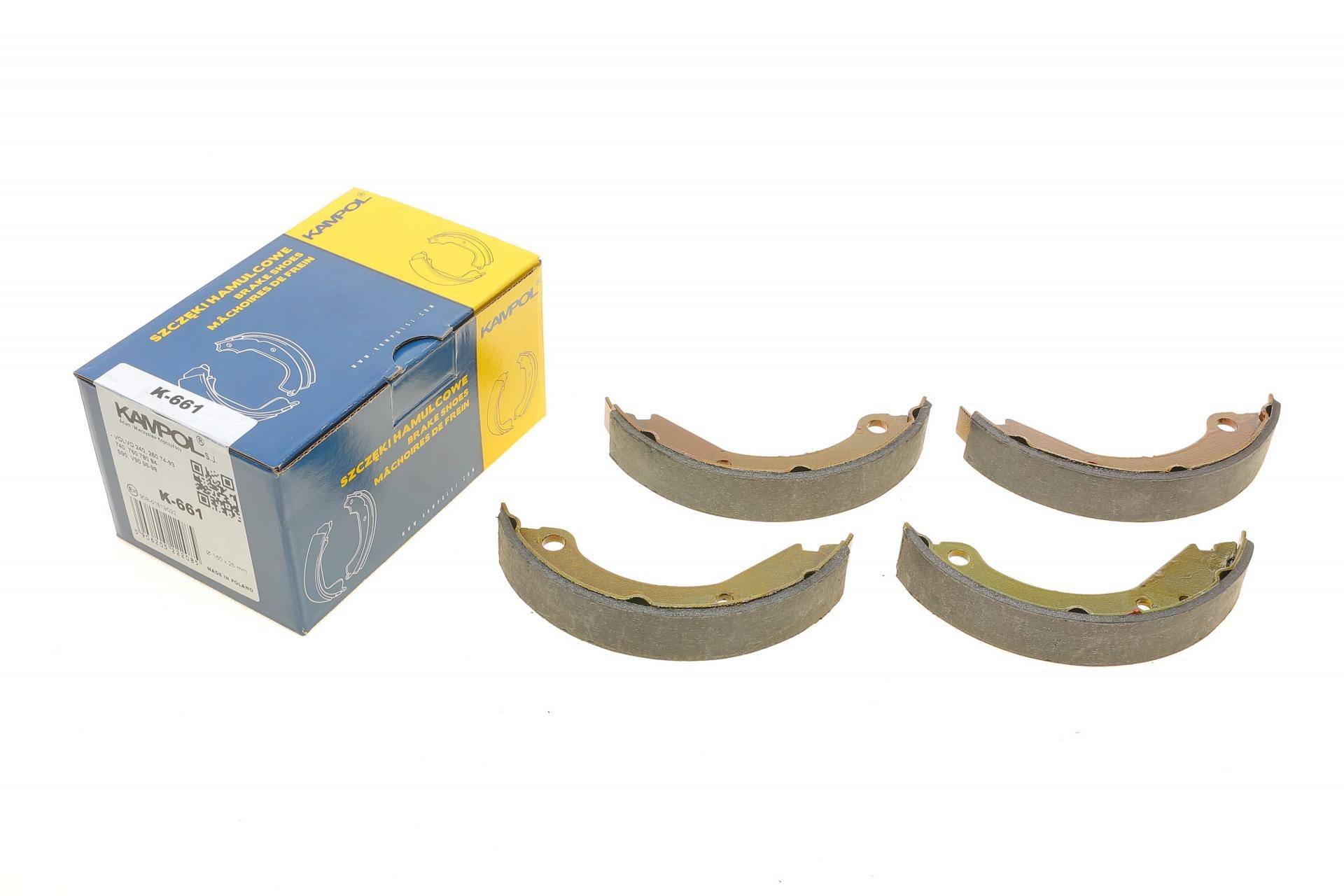 Колодки гальмівні (задні) Renault 25/Volvo 240/740/940 74-93 (барабанні) (160x25)