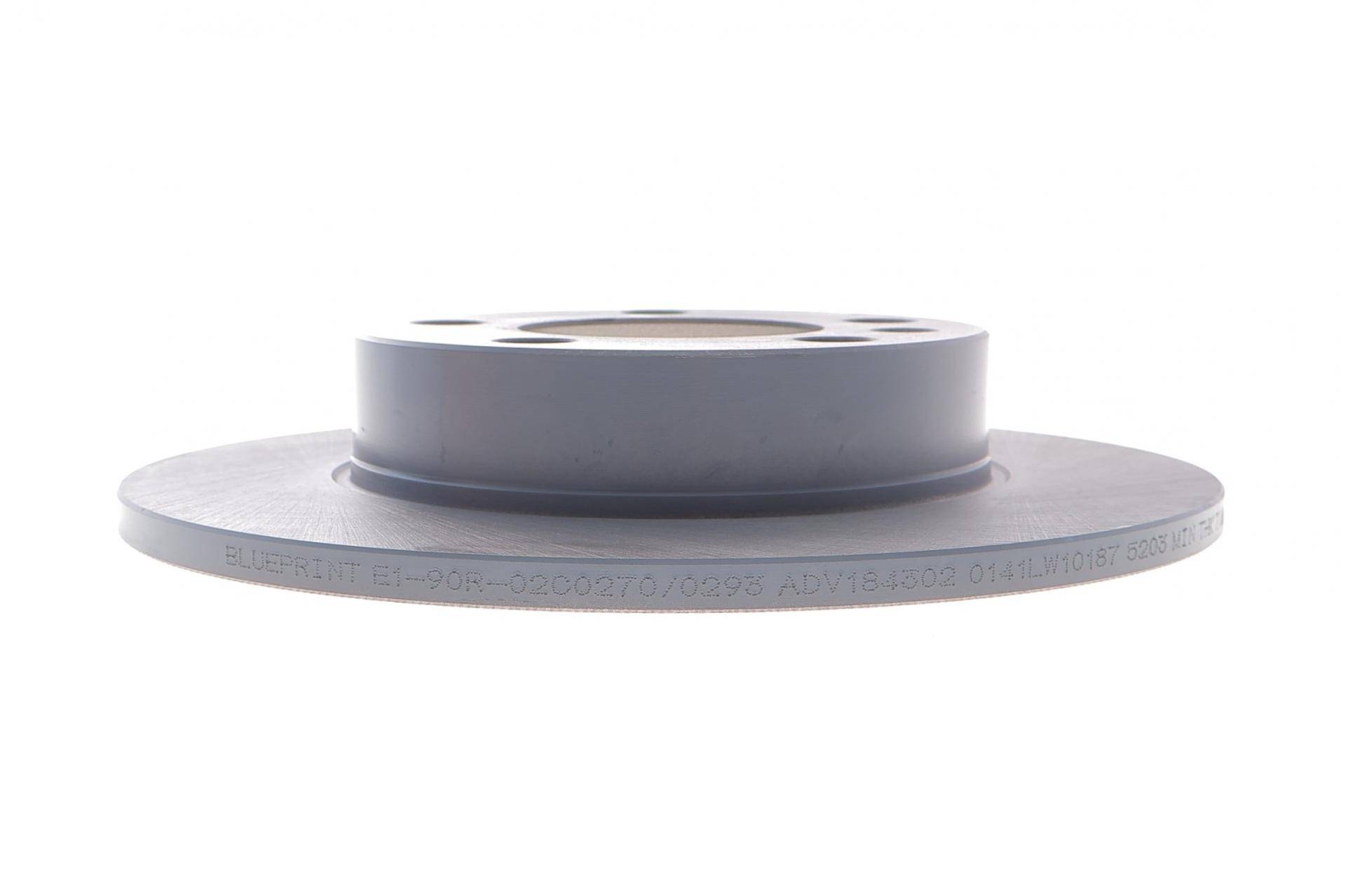 Диск гальмівний (задній) Skoda Fabia/Octavia 96-/Roomster 06-/VW Golf 97-06 (232x9) (з покр.)(повний)