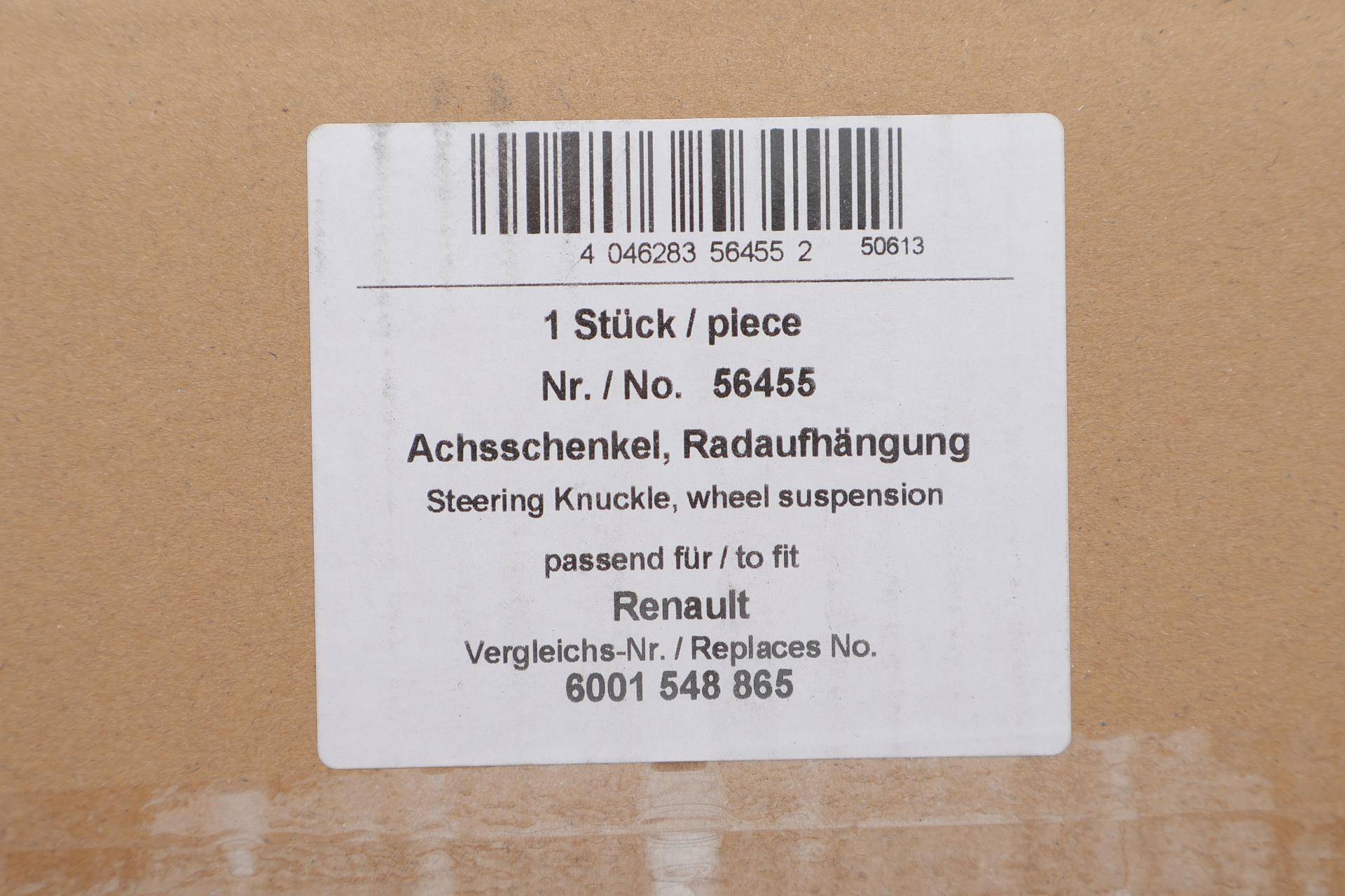 Кулак поворотний (цапфа) Dacia Logan/Sandero 06- (L)