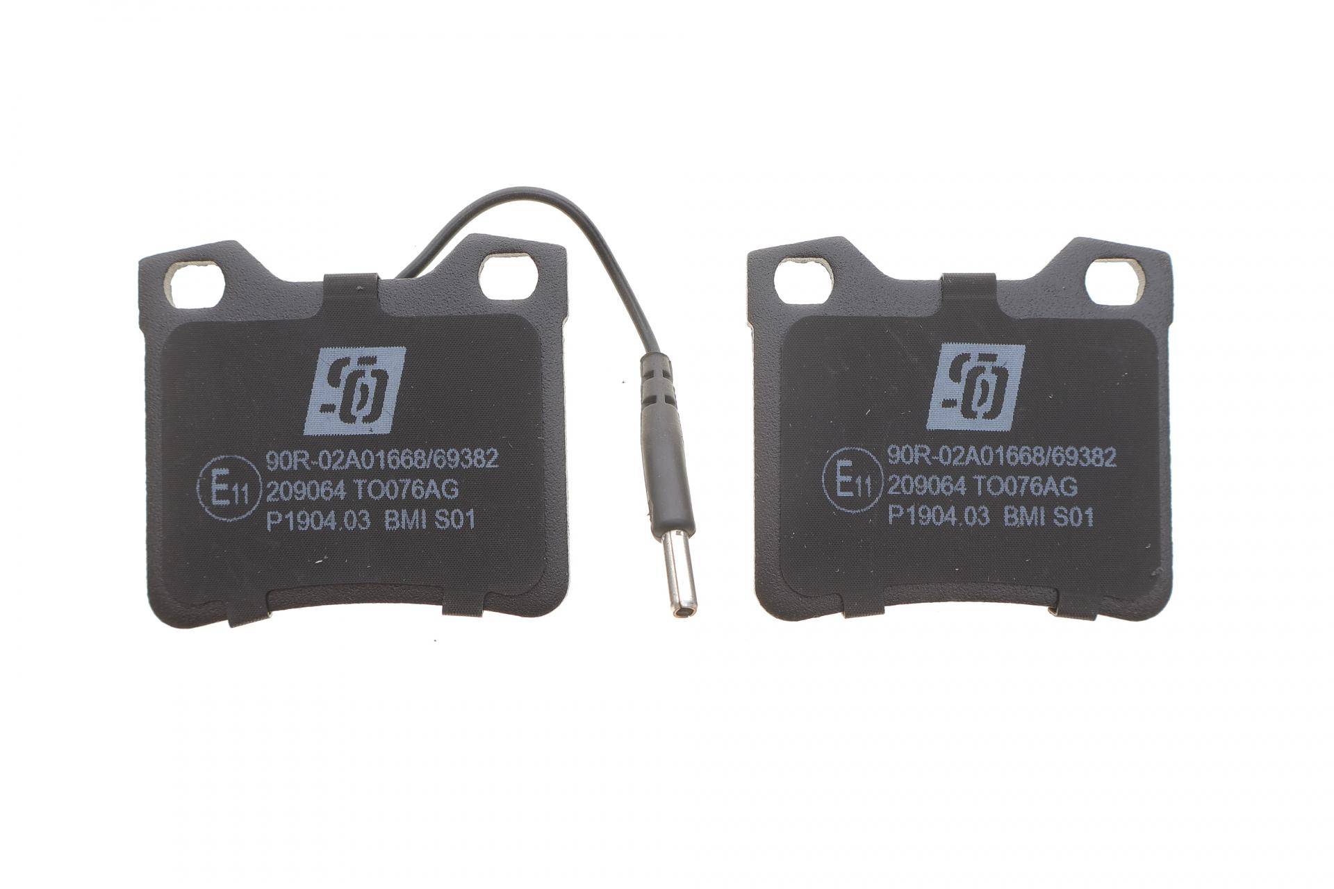 Колодки гальмівні (задні) MB Vito (W638) TDI 96- (Ate)/(з датчиками)