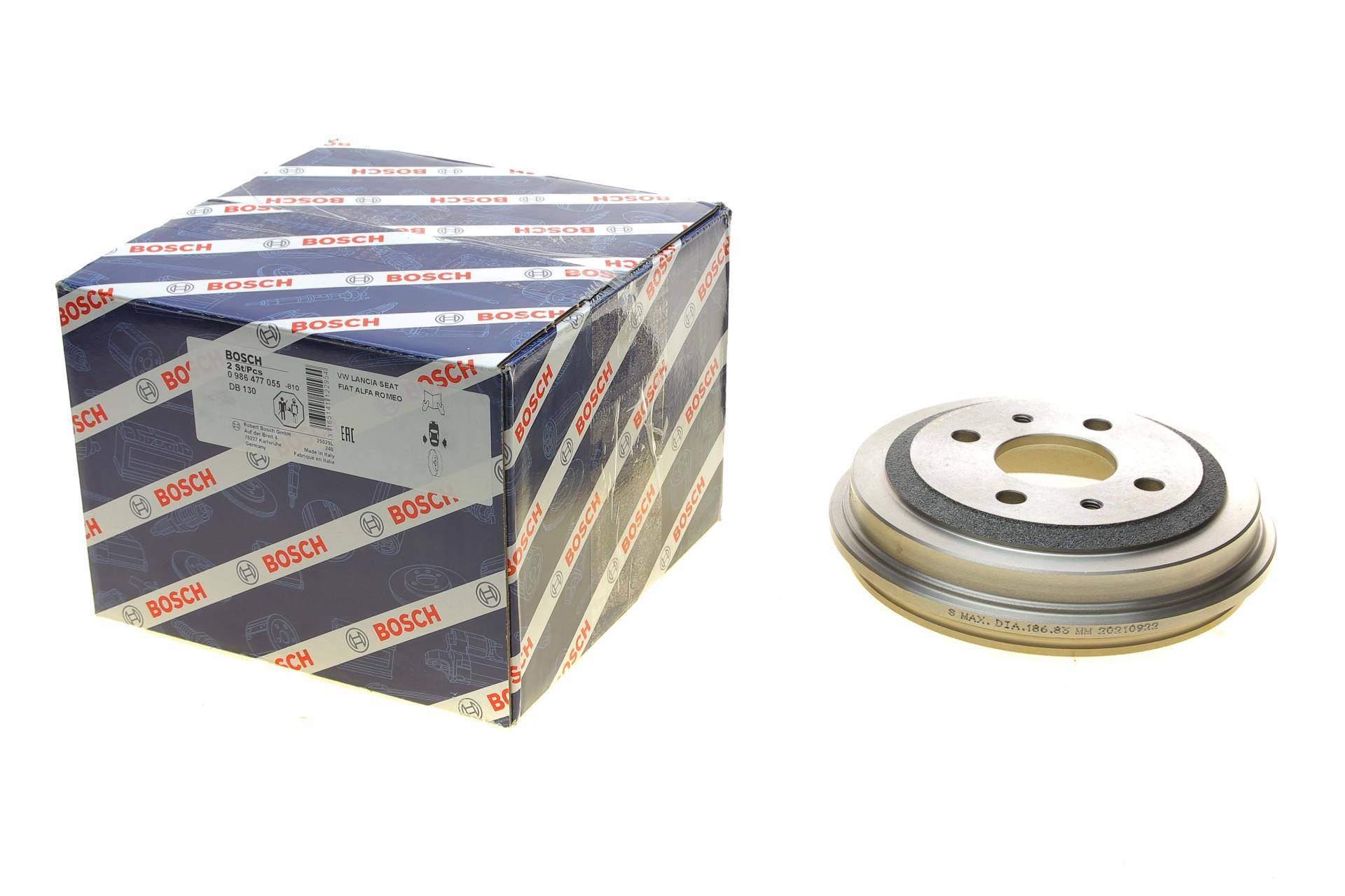 Барабан гальмівний (задній) Fiat Uno/Fiorino 77-06/Seat Ibiza/Malaga 85-93