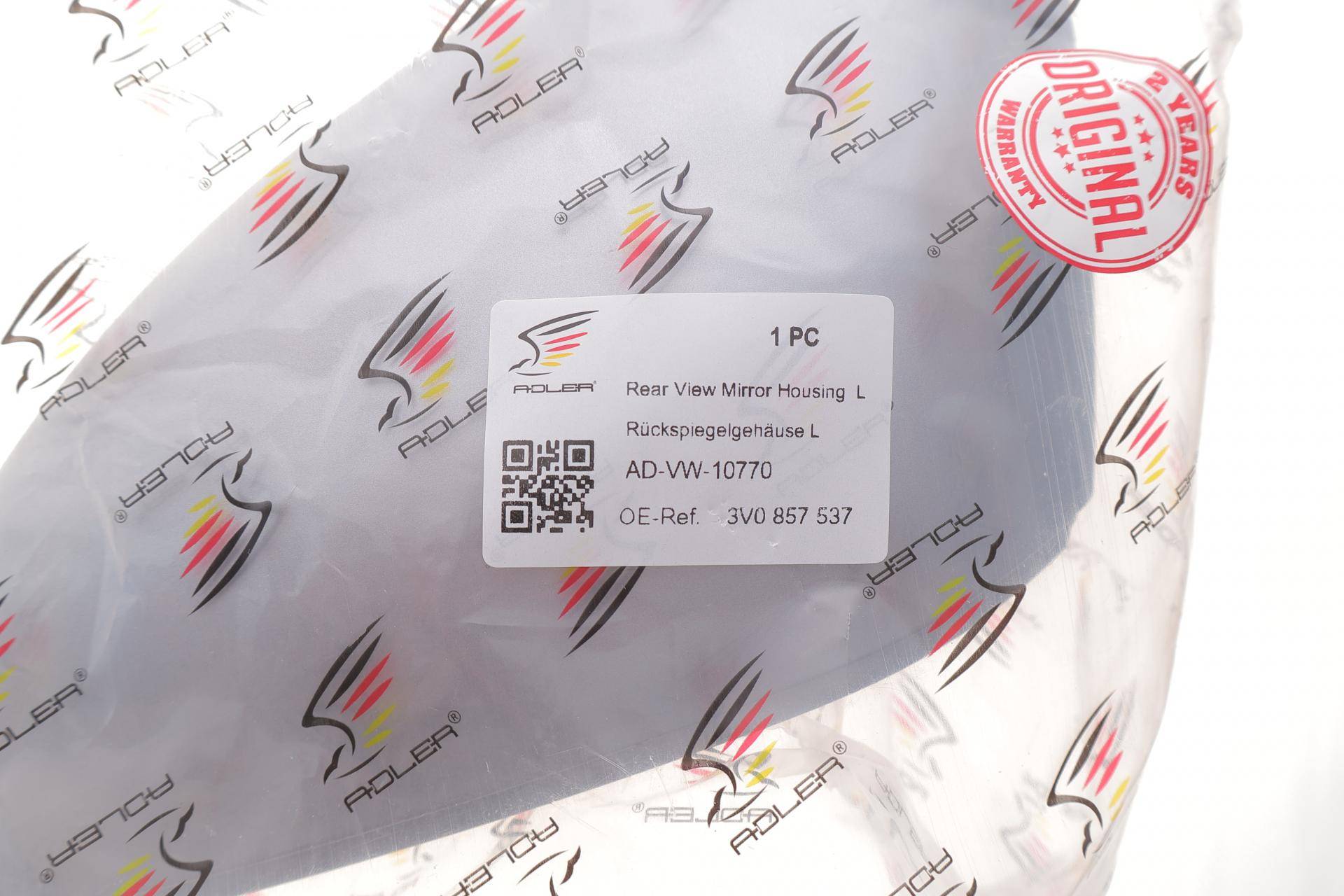 Кришка дзеркала (під фарбування) (L) Skoda Superb 15-24