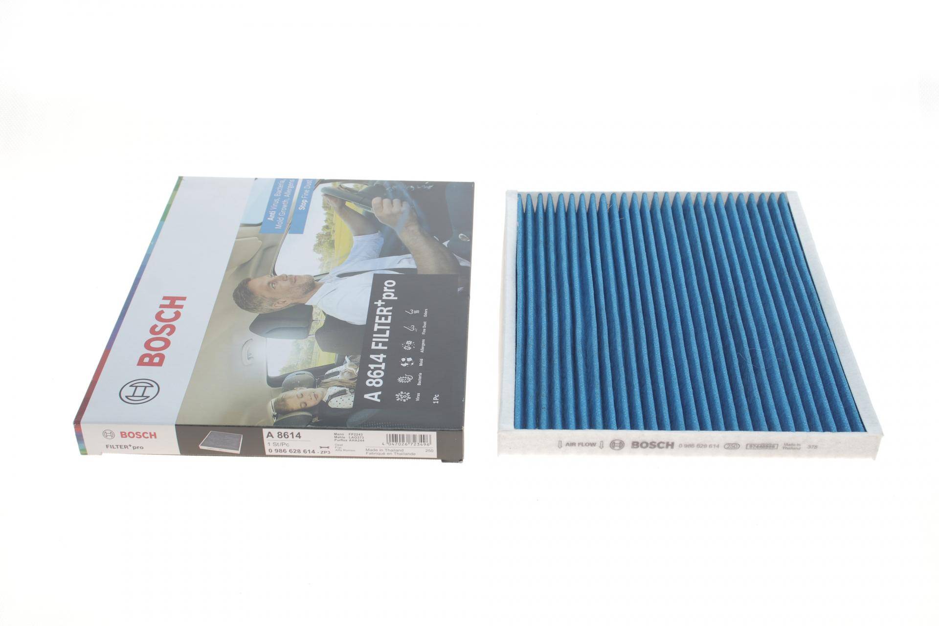 Фільтр салону Peugeot Bipper/Opel Combo/Fiat Doblo 10- (вугільний/антиалергенний)