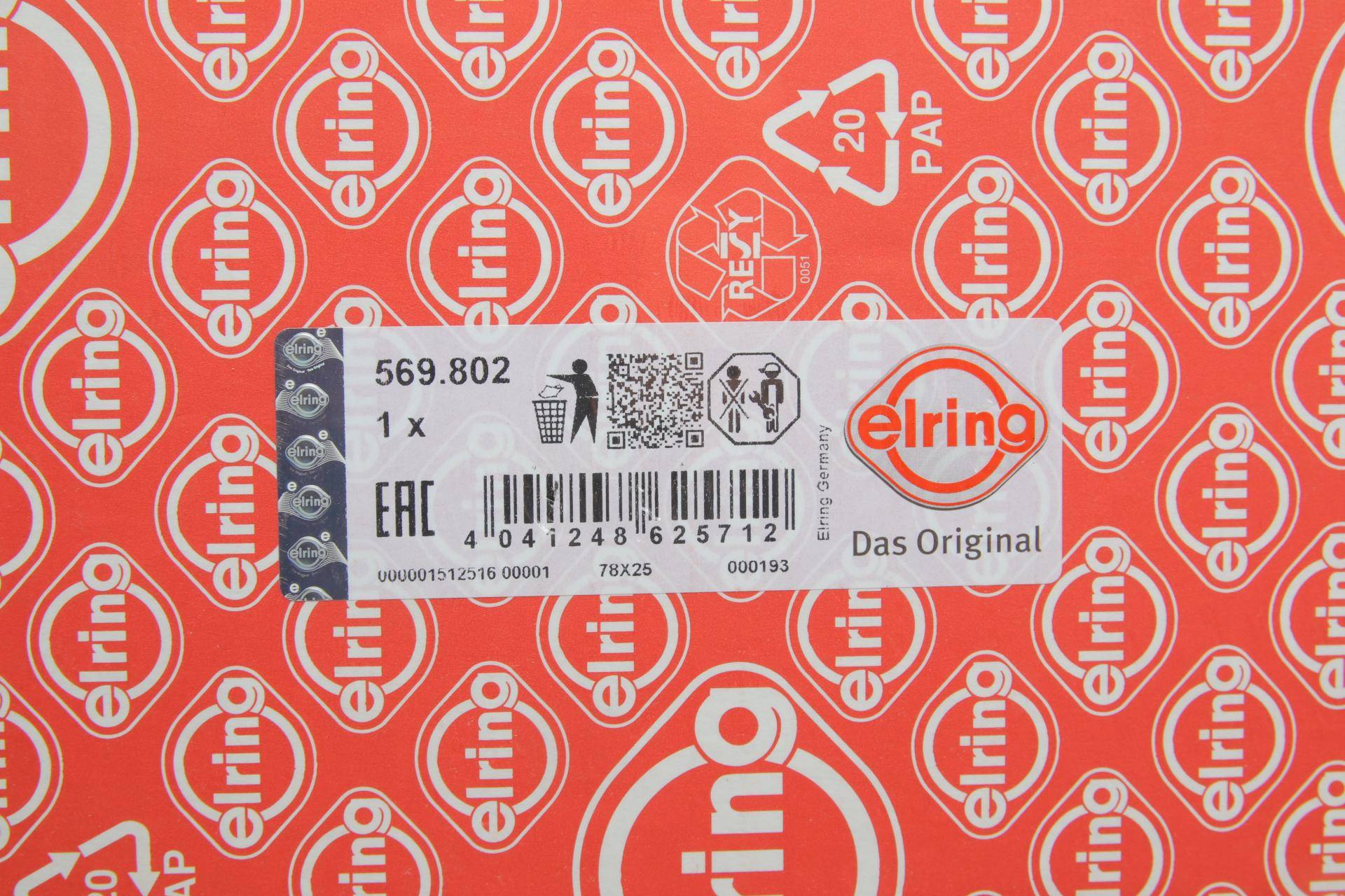 Прокладка ГБЦ Citroen Berlingo/Peugeot Partner 1.6 HDI 05- (3 метка) (1.35mm)