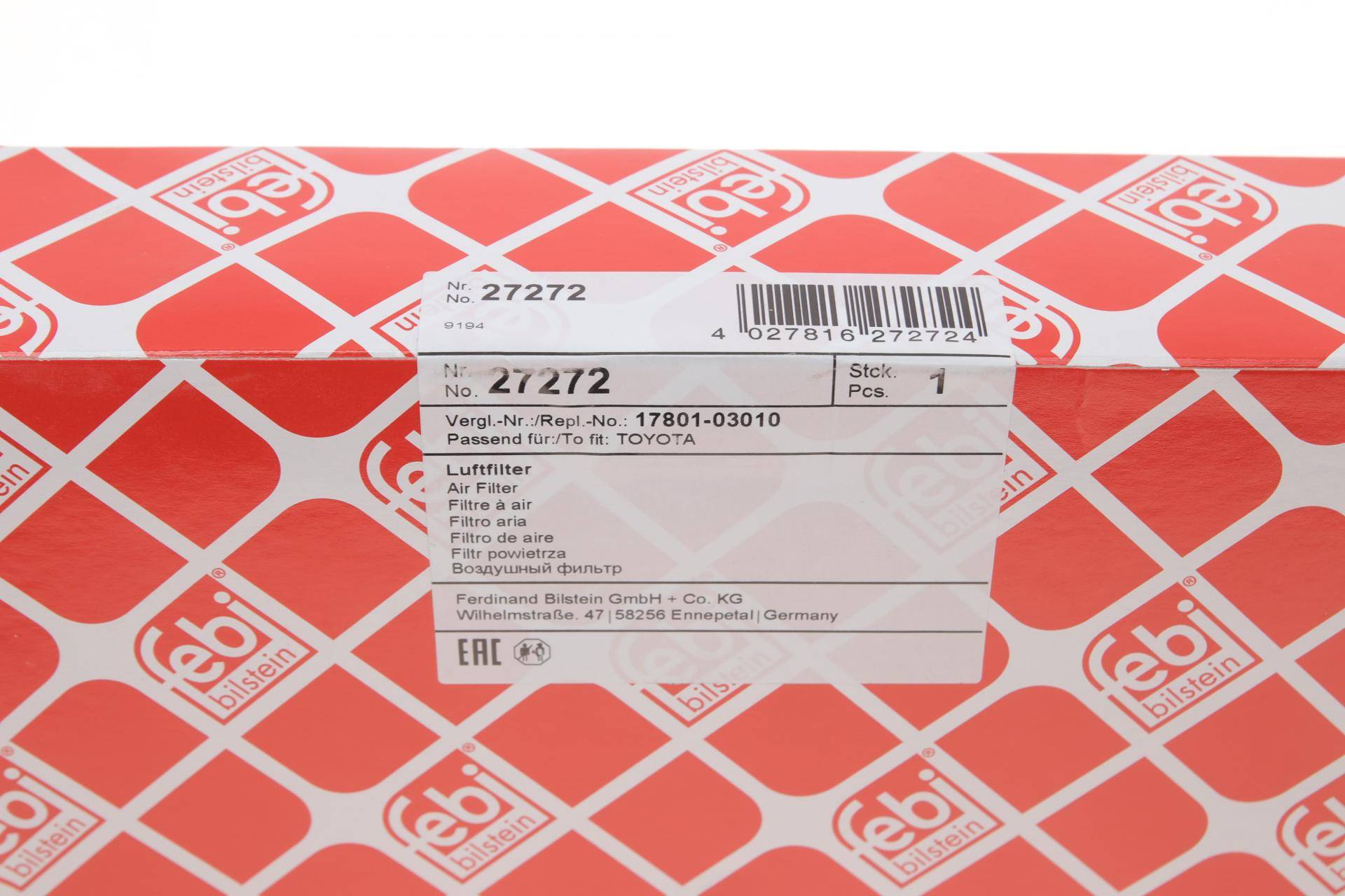 Фільтр повітряний Toyota Camry/Celica/Avalon 1.8-3.0i 91-03/Lexus RX300 3.0 24V 98-08