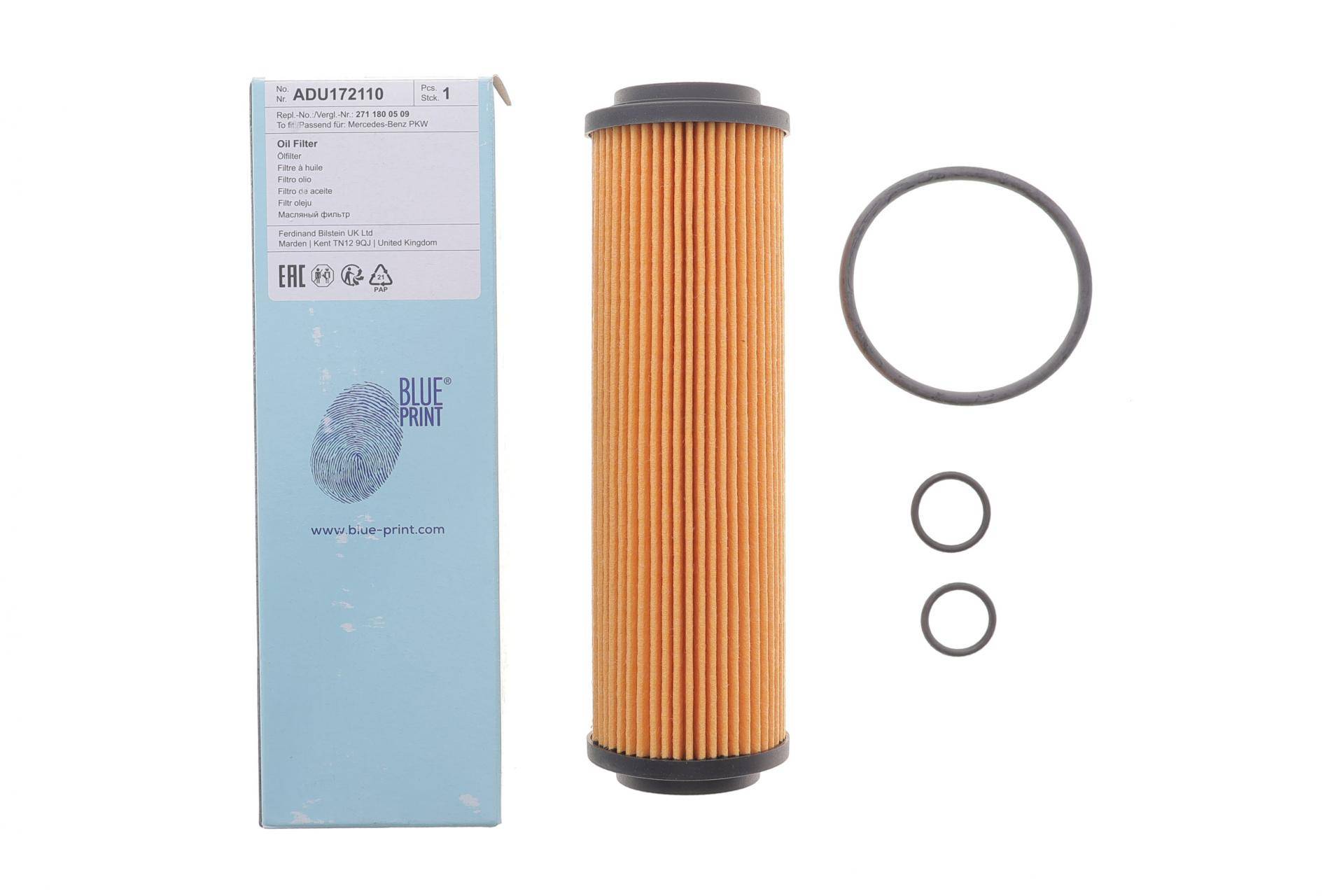 Фільтр масляний MB C-class (W204) 07-/E-class (W212) 09-/SLK 1.8 (M271) 09-