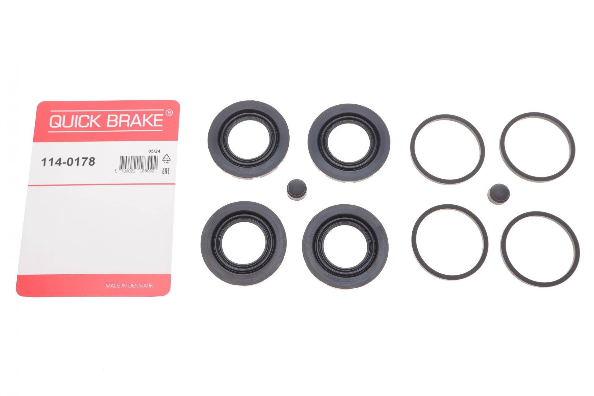 Ремкомплект супорта (переднього) MB C-class (W205)/Audi A6/Q5 12- (d=42mm) (Brembo)