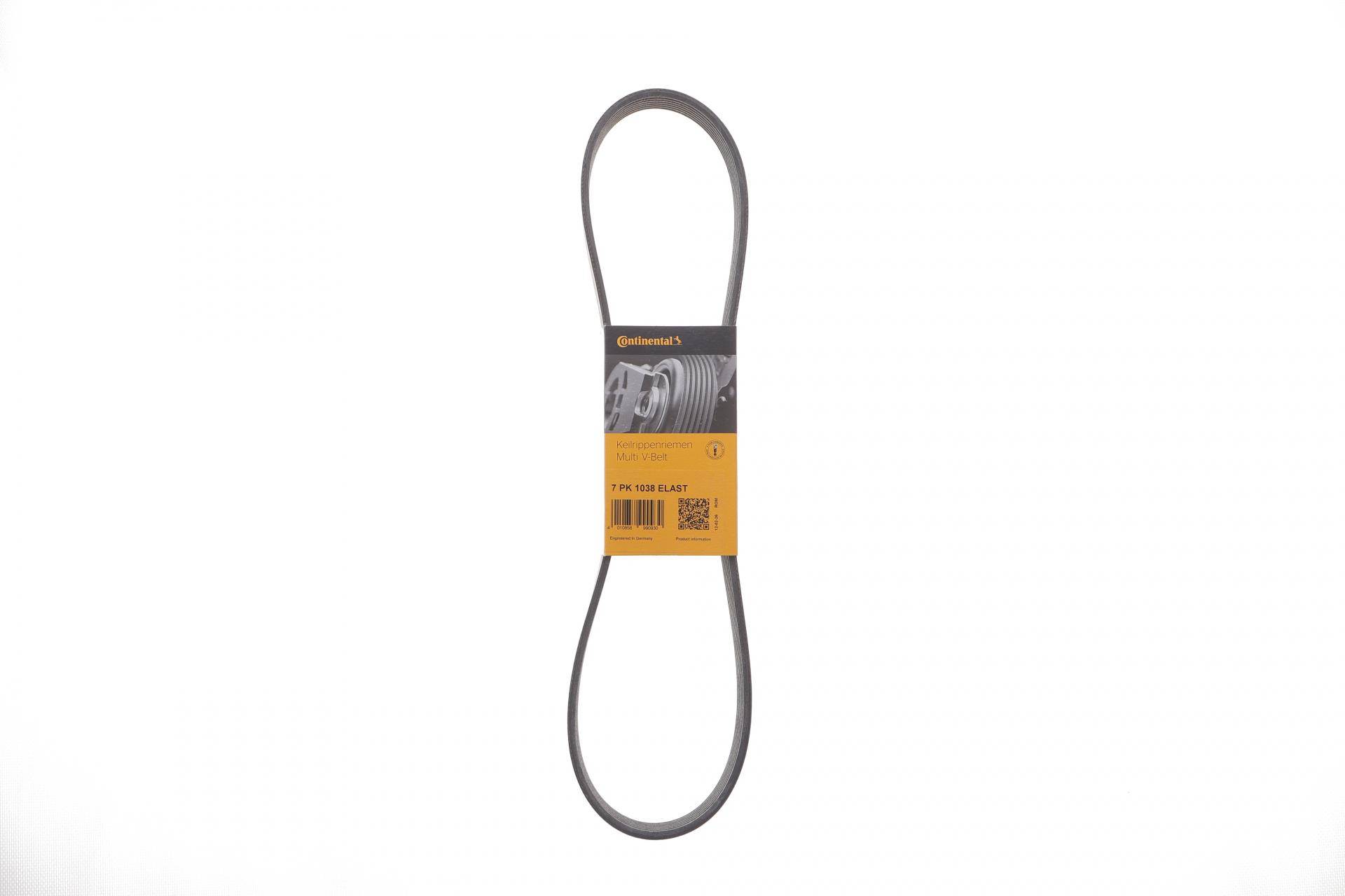 Ремінь генератора Dacia Dokker 15-/Renault Duster 1.6 SCe 18- (7PK1038)