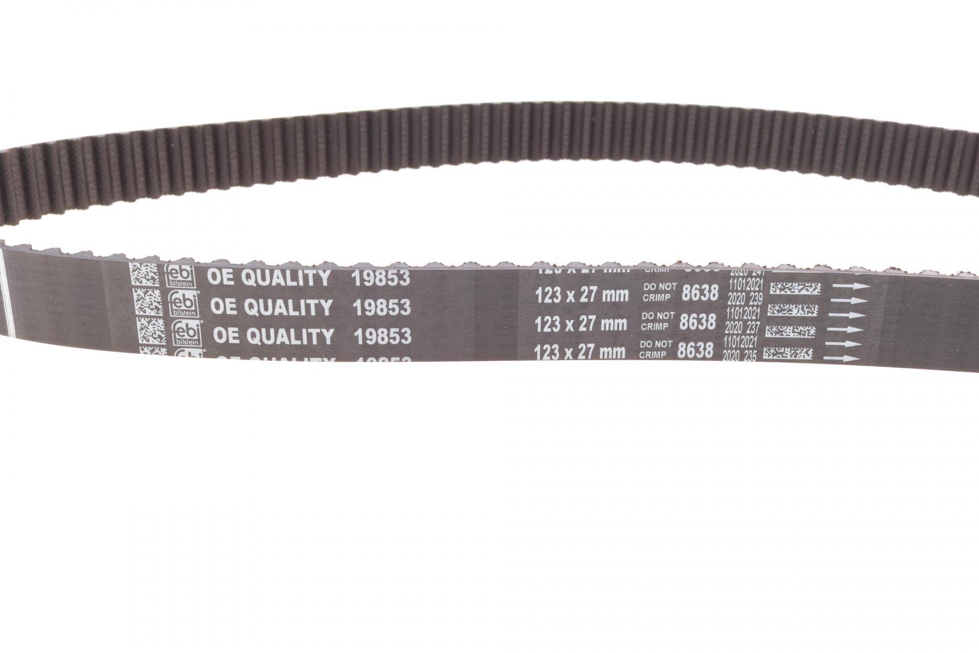 Комплект ГРМ Renault Kangoo 1.5dCi 01- (123x27)