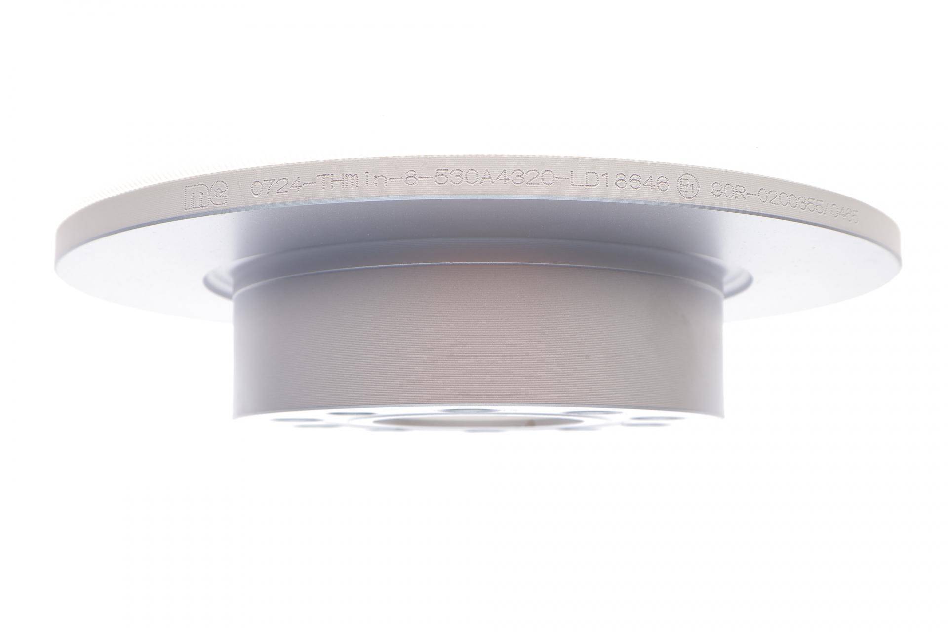 Диск гальмівний (задній) Audi A3/Skoda Octavia 03-/VW Caddy/Golf 04-15 (253x10) (з покр.) (повний)