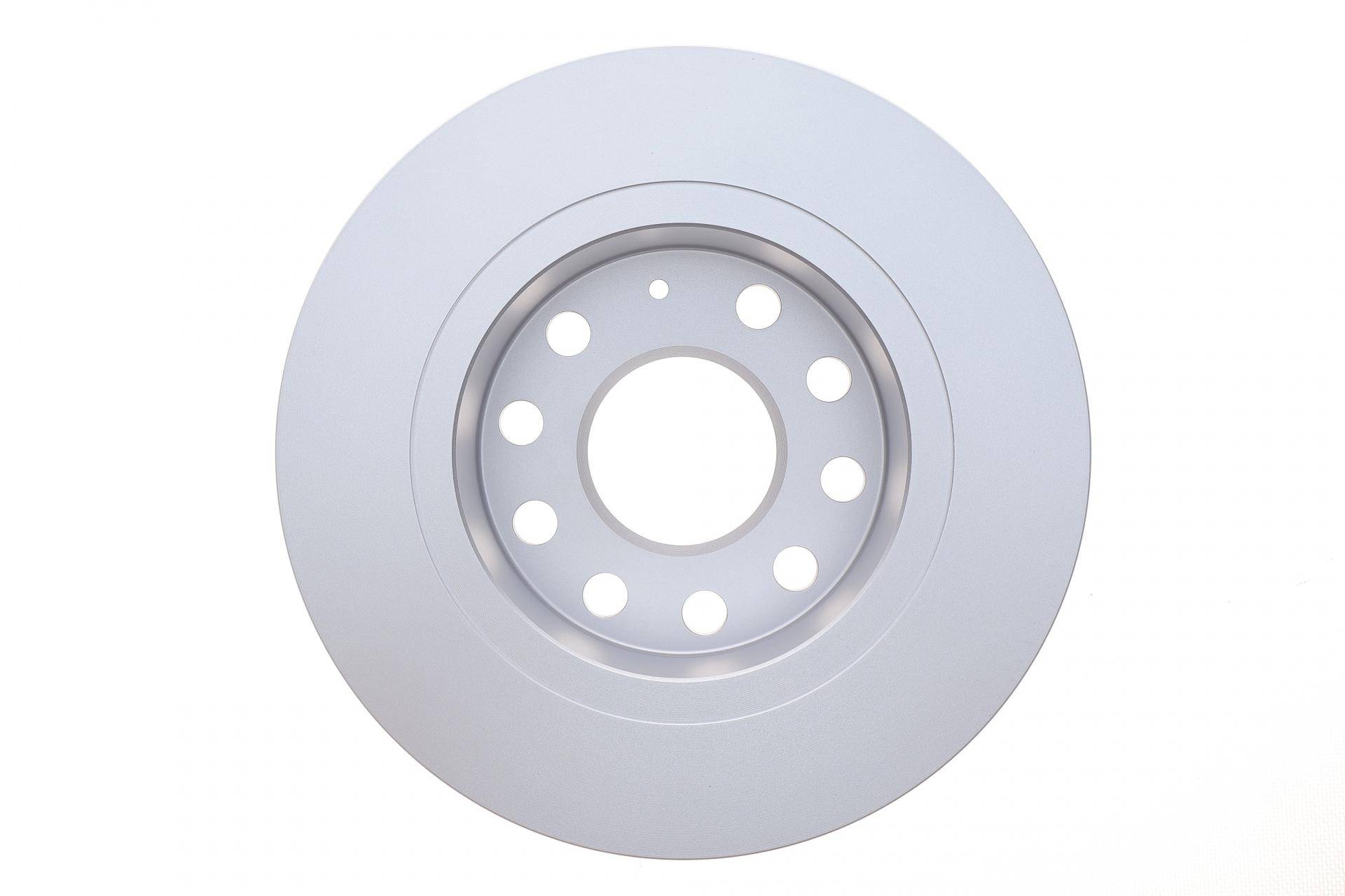 Диск гальмівний (задній) Audi A3/Skoda Octavia 03-/VW Caddy/Golf 04-15 (253x10) (з покр.) (повний)