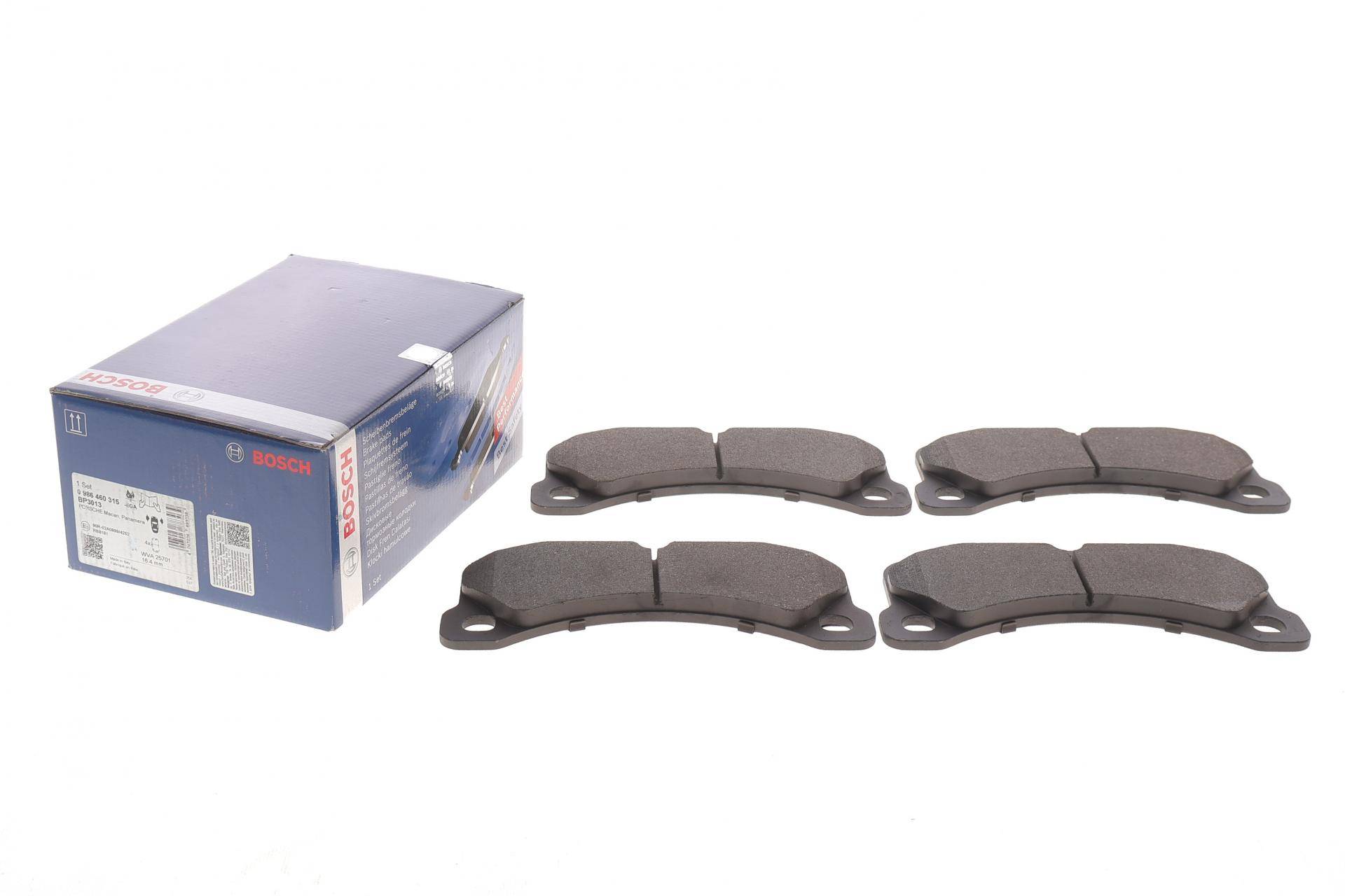 Колодки гальмівні (передні) Porsche Panamera 16- (Brembo)