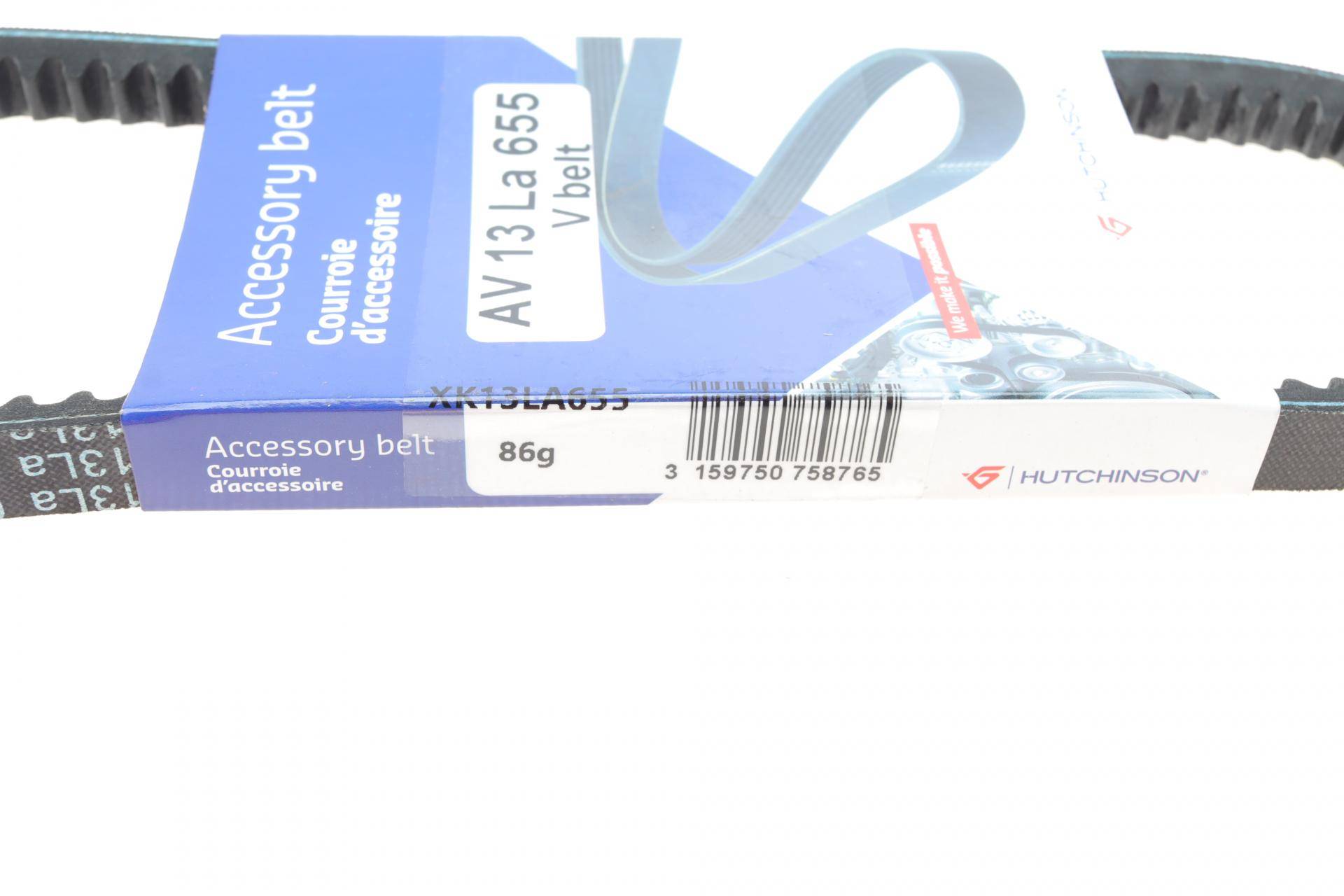 Ремінь генератора Hyundai Elantra/Lantra II 1.6-2.0 16V 96-02 (13x655)