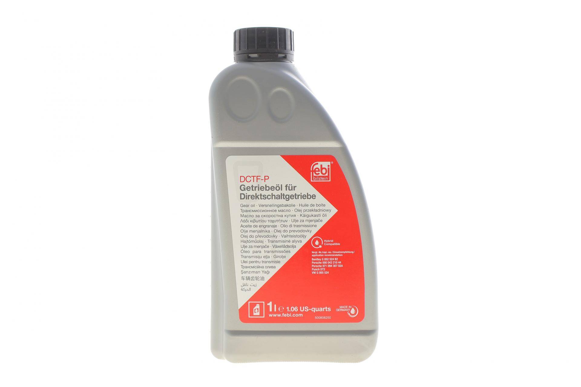 Олива АКПП DCTF-P (1L) (ZF LGF 8.2 DCT/ZF LifeGuardFluid 8.2 DCT)