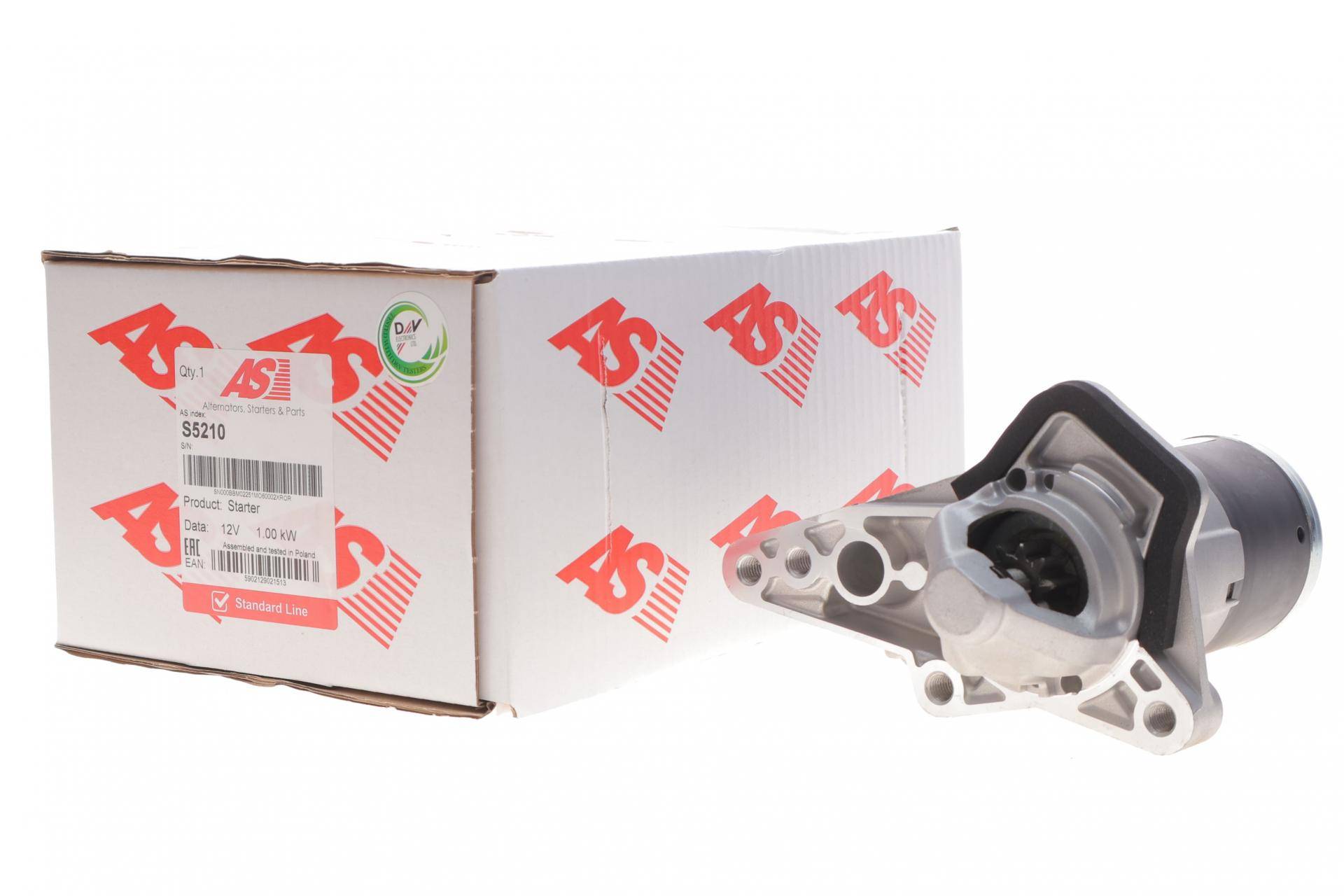 Стартер Dacia Dokker/Duster/Nissan Juke/Micra/Note/Nissan Qashqai 1.2-1.6 LPG 05- (12V/1kw) (z=10)