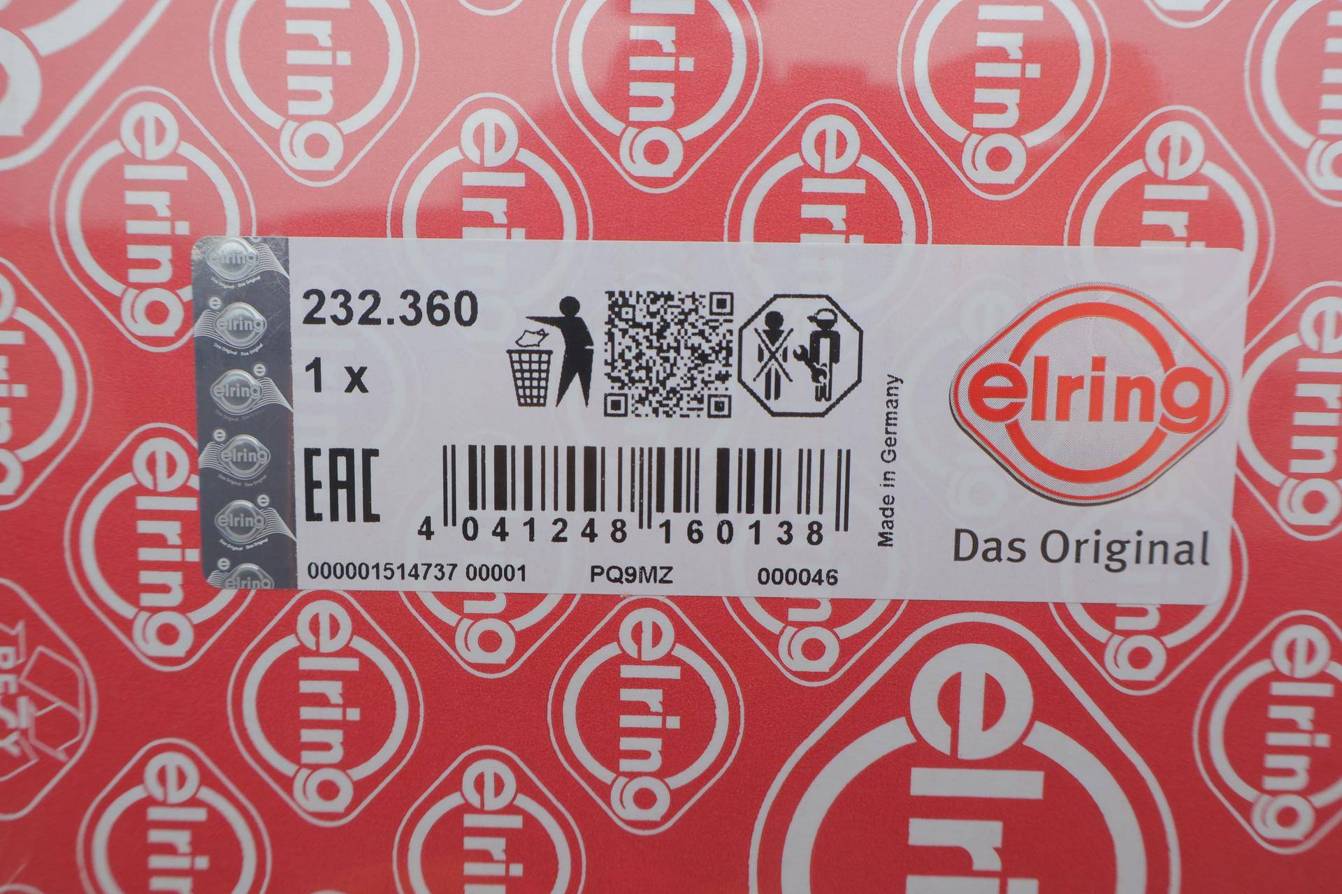 Прокладка колектора впускного Opel Omega 2.2 16V 99-03