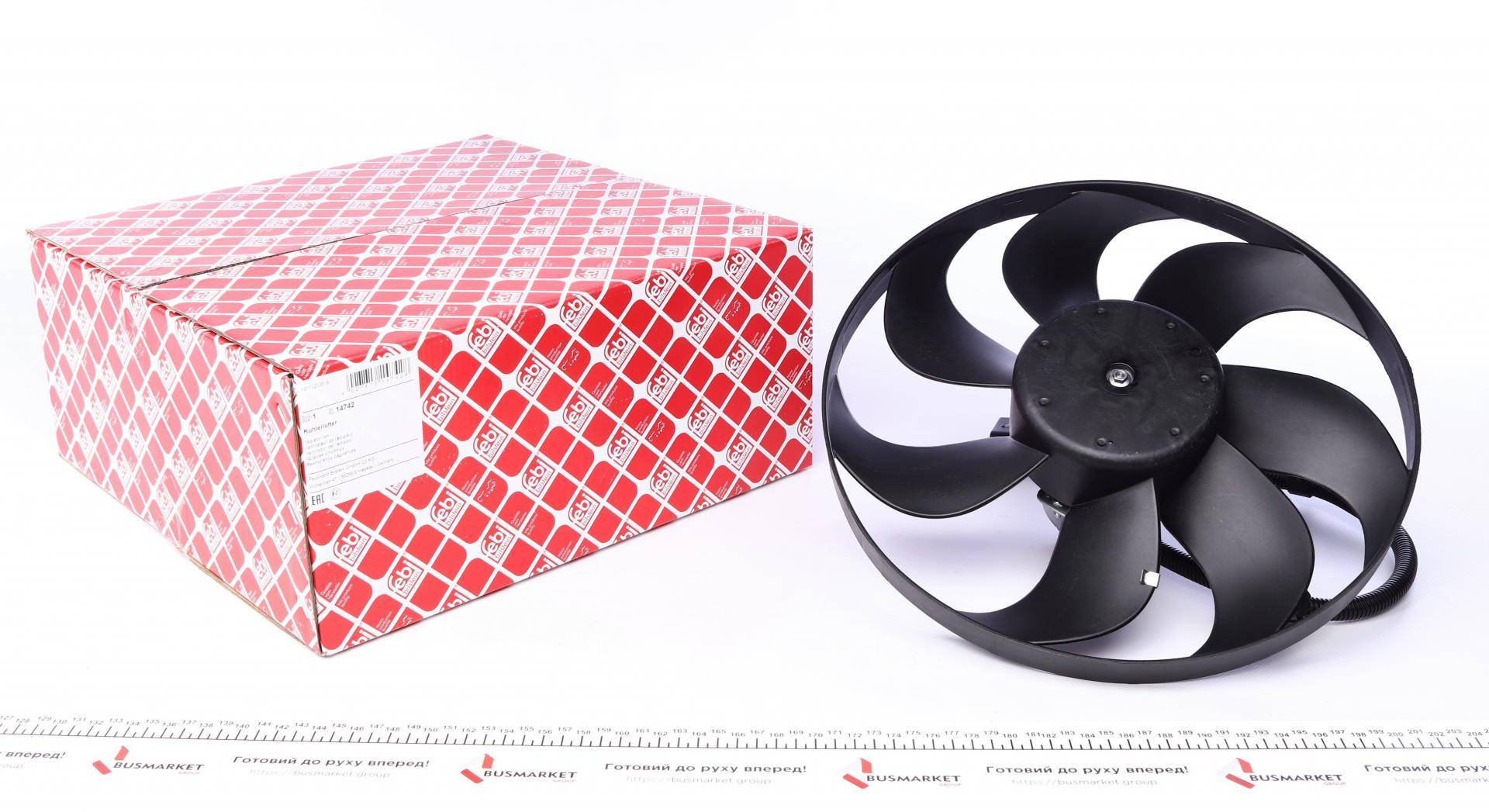 Вентилятор охолодження двигуна VW Bora/ Golf IV 1.6-2.0/1.9TDI 97-06