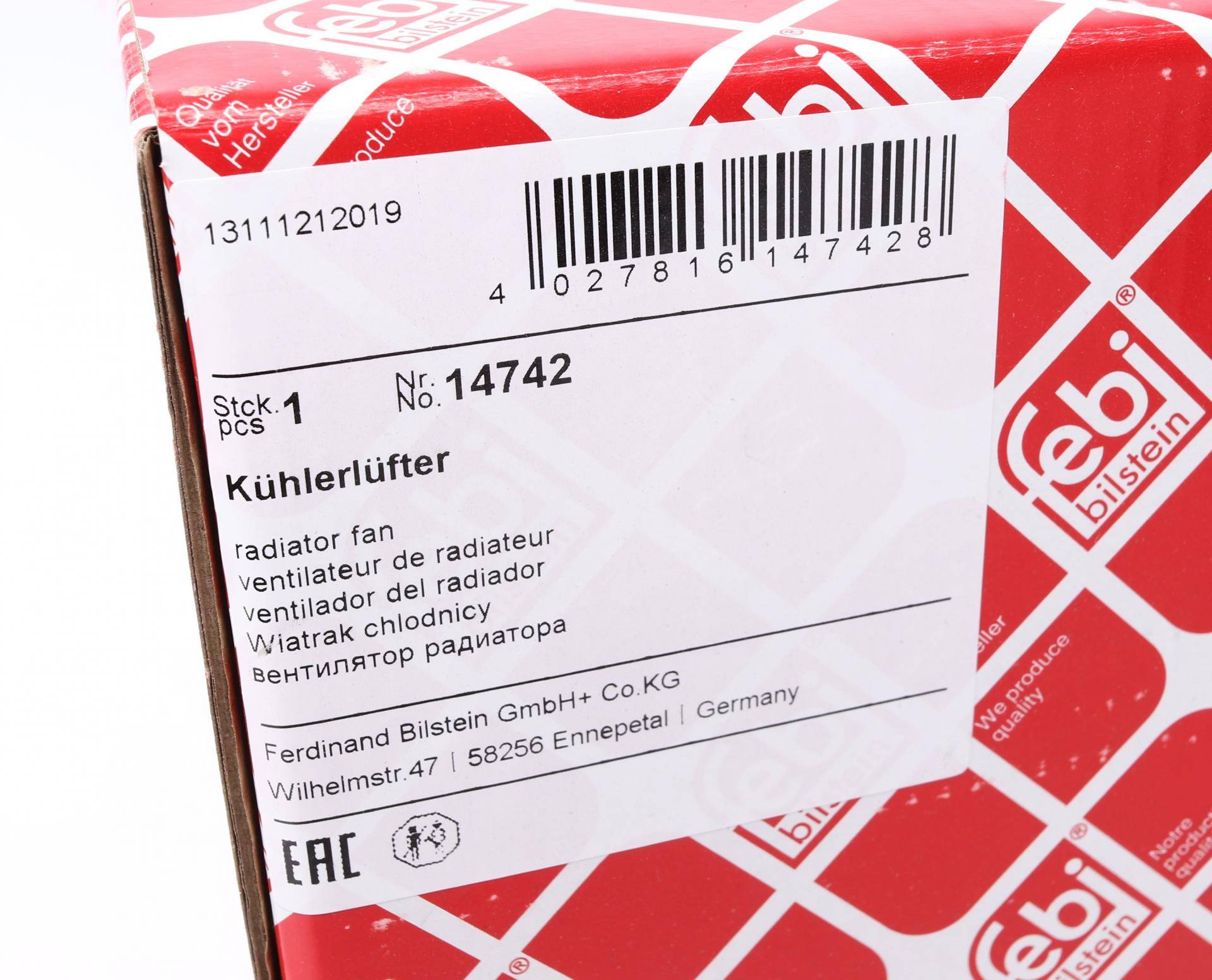 Вентилятор охолодження двигуна VW Bora/ Golf IV 1.6-2.0/1.9TDI 97-06