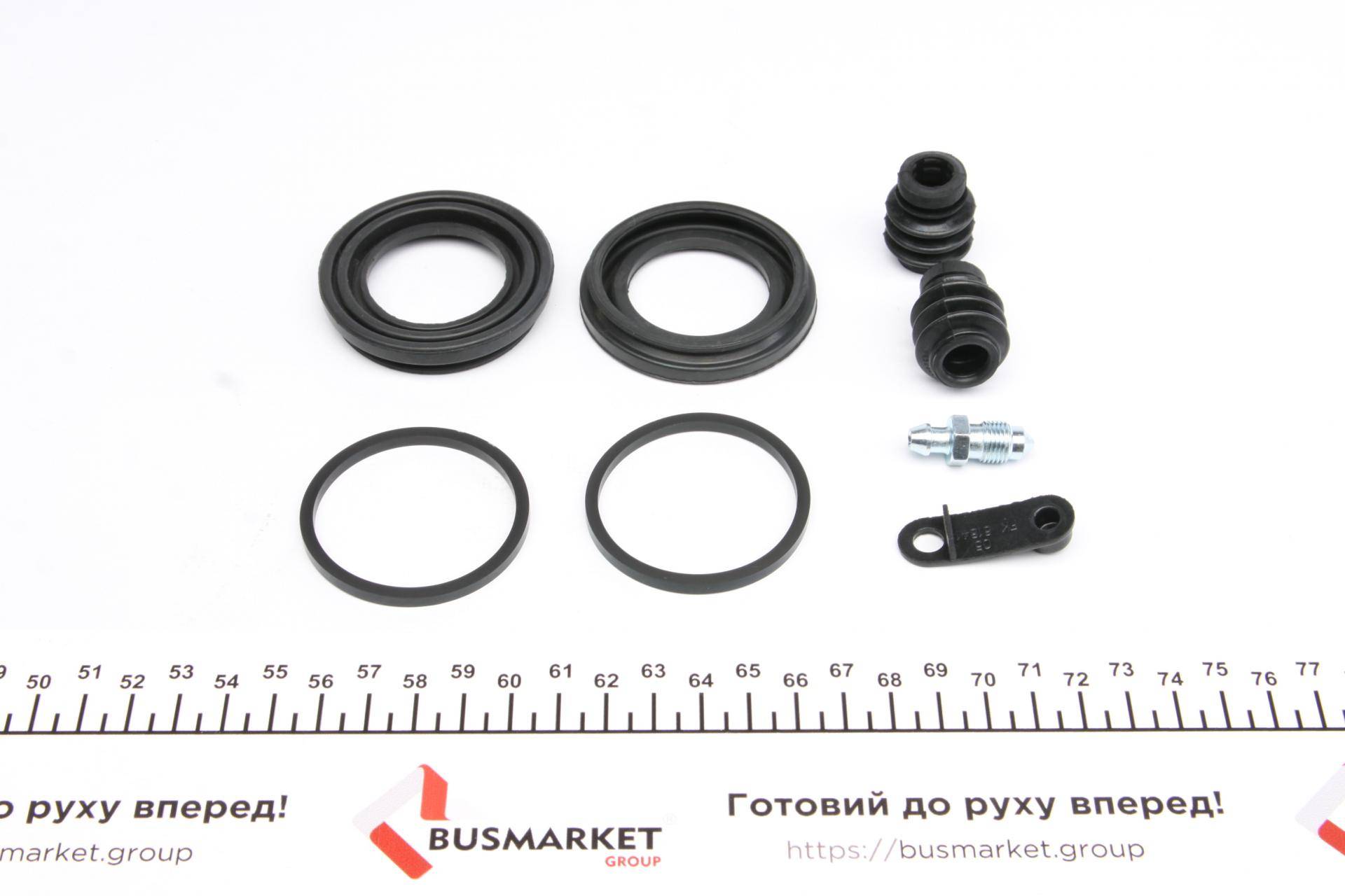 Ремкомплект супорта (переднього) Hyundai Santa Fe/Kia Sorento 06- (d=45mm) (+2 поршня) (Mando)
