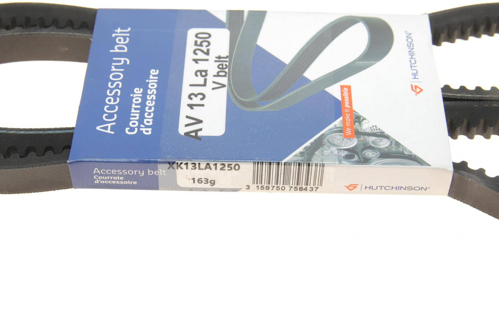 Ремінь генератора MB 508-608 -88/VW T3 1.6-1.7TD -92 (13x1250)